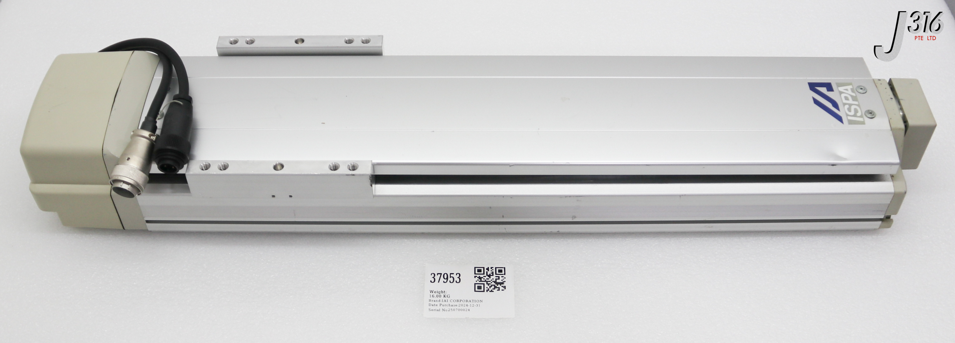 37953 IAI CORPORATION SINGLE-AXIS ROBOT, LINEAR ACTUATOR ISPA-LZM-I-200-5-400-T2-B-EU-SP