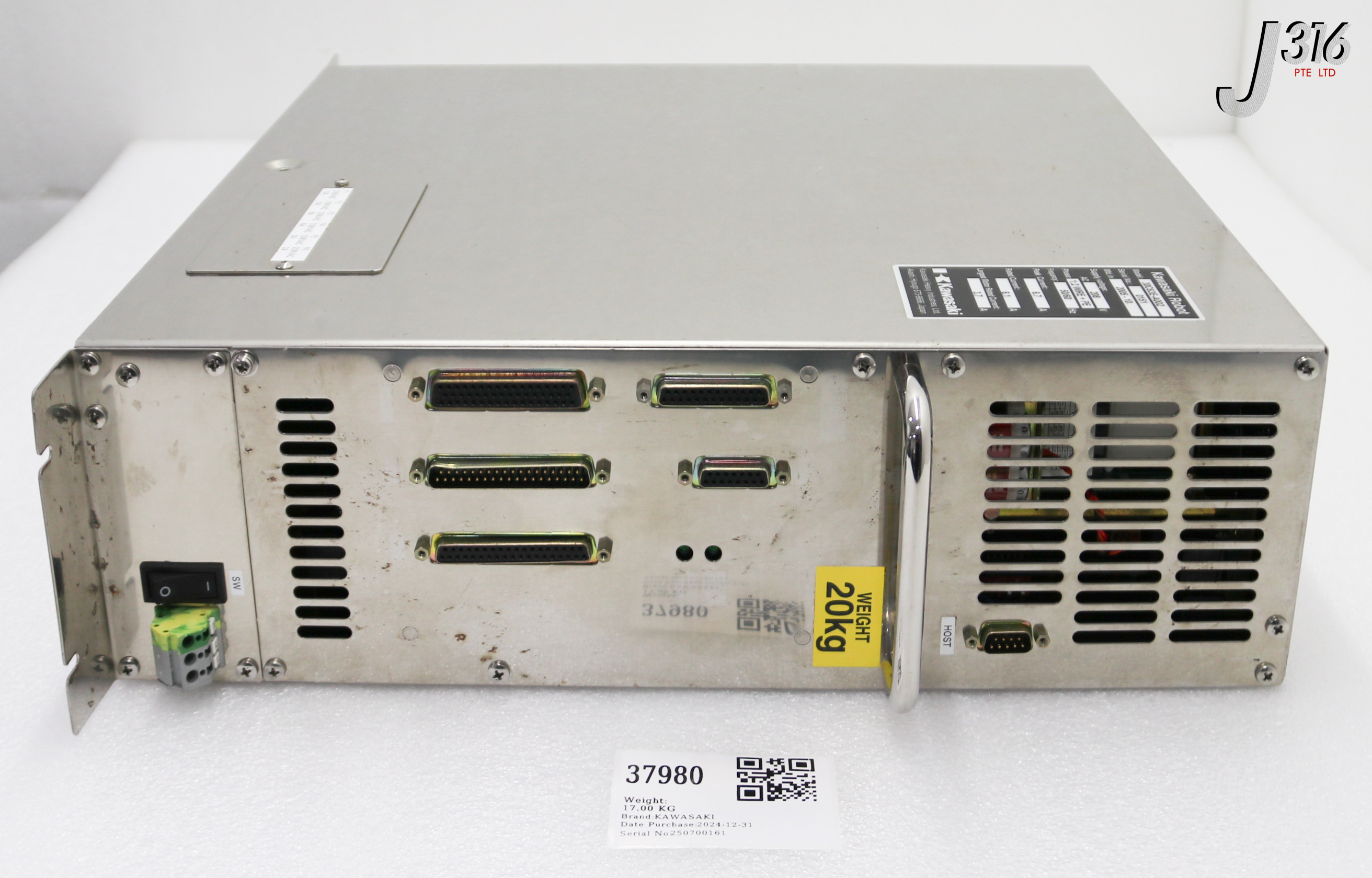 37980 KAWASAKI ROBOT CONTROLLER, AMAT: 0190-17831 (PARTS) 30C63E-A002