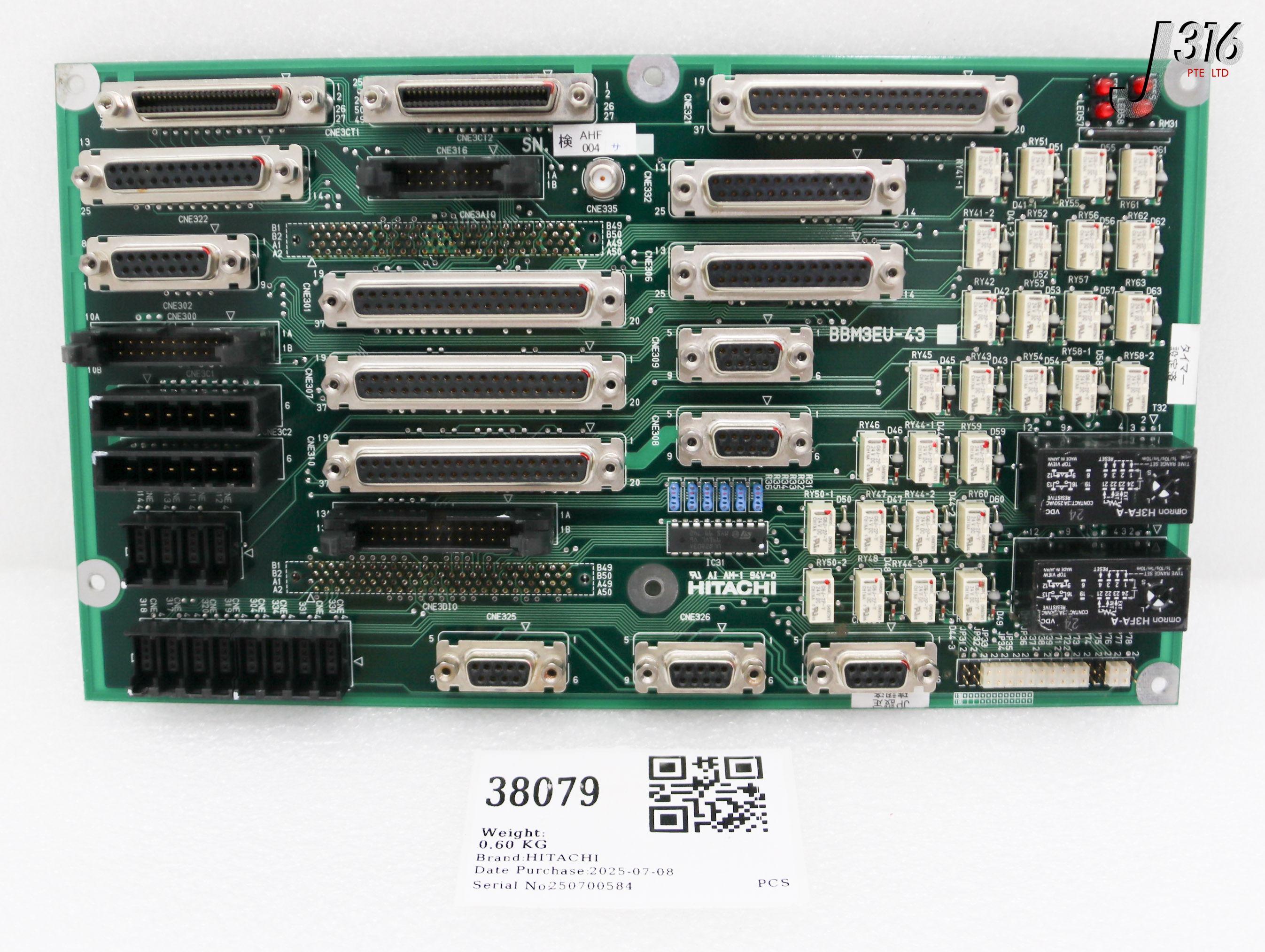 38079 HITACHI PCB, INTERFACE BOARD BBM3EU-43