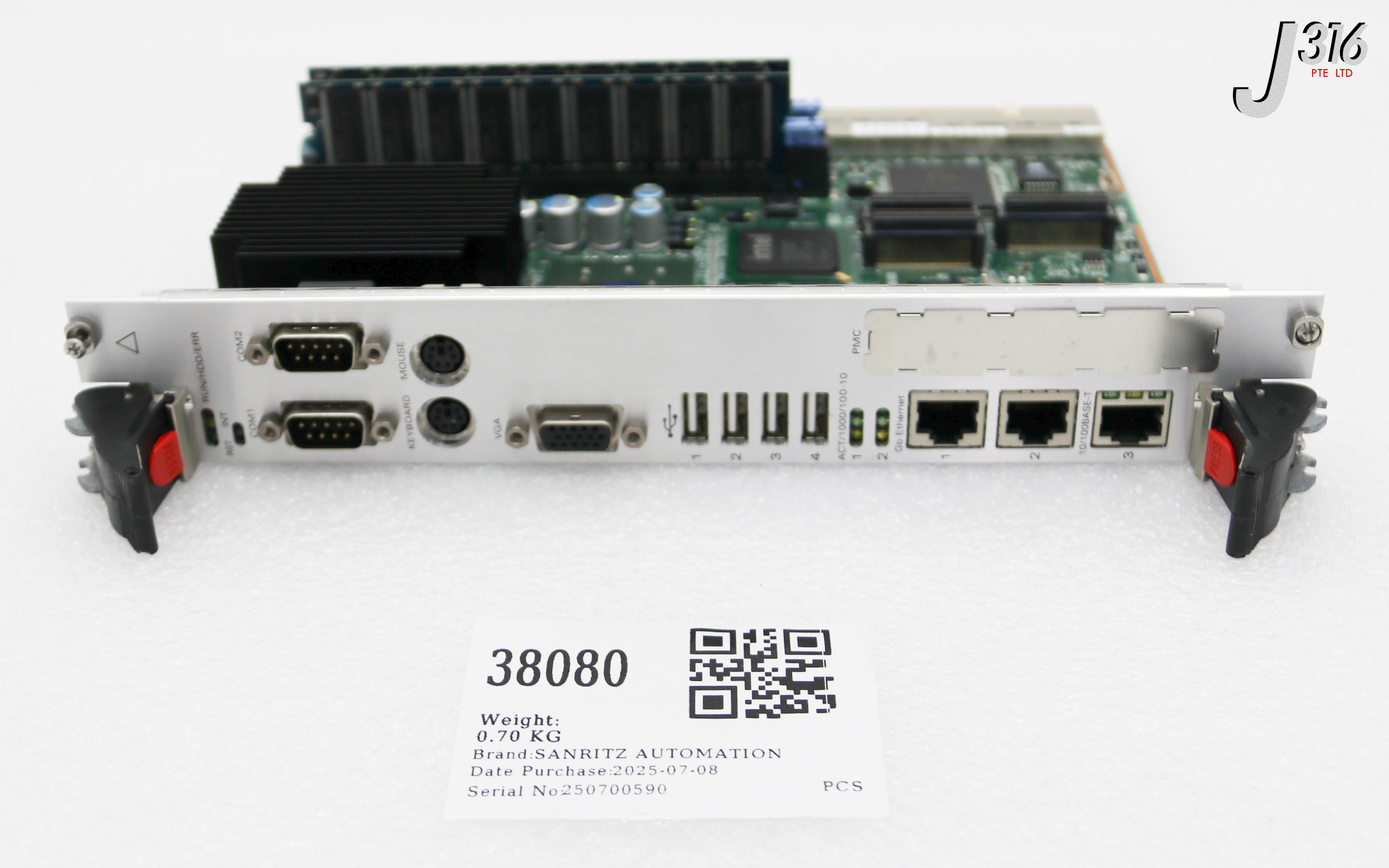 38080 SANRITZ AUTOMATION PCB, SA COMPACTPCI, SC2410-3-S SC2410