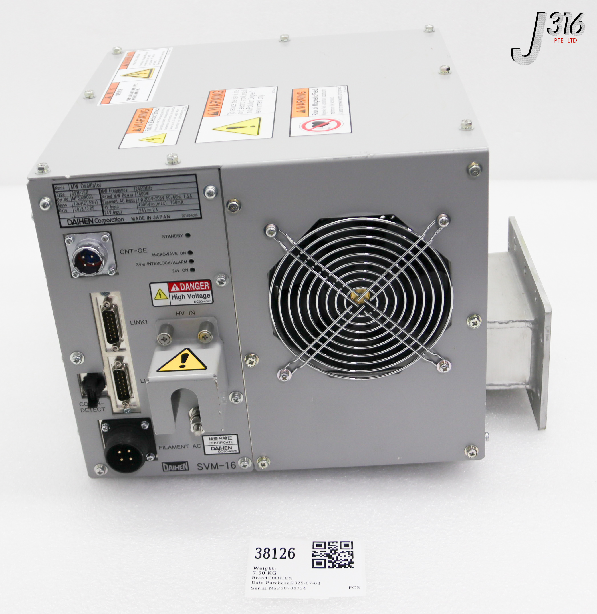 38126 DAIHEN MV OSCILLATOR SVM-16 SVM-16B