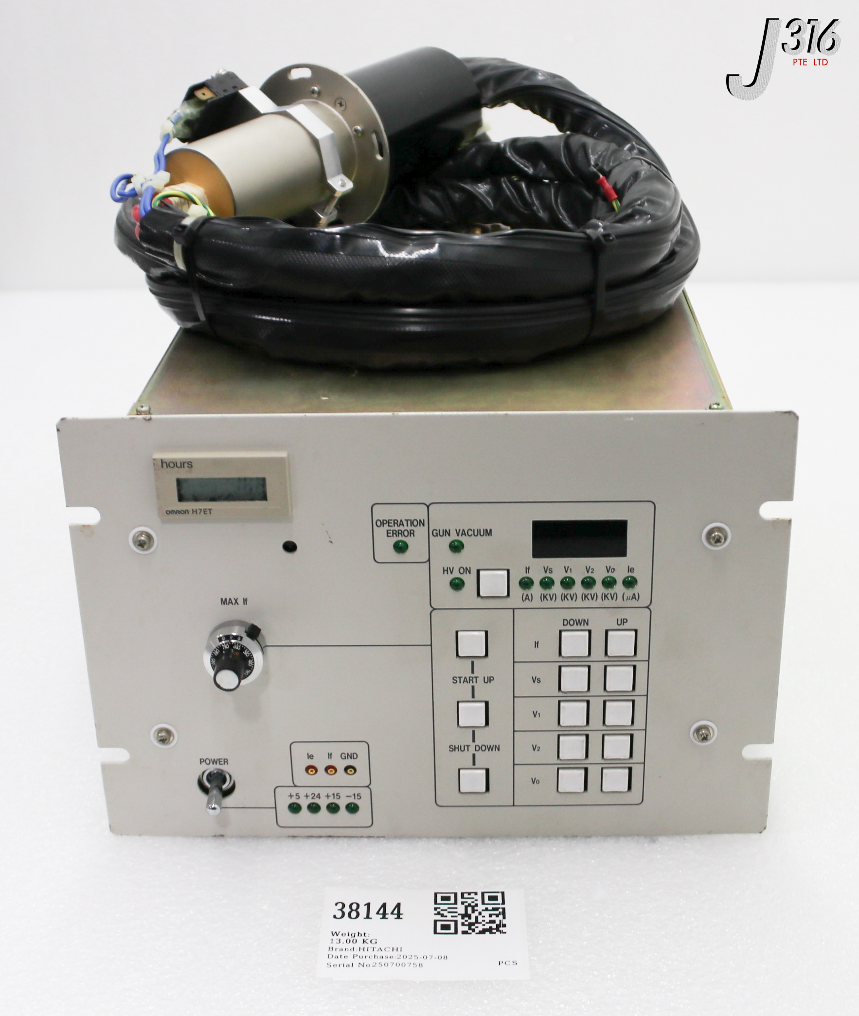 38144 HITACHI HIGH VOLTAGE POWER SUPPLY (PARTS) 560-6590