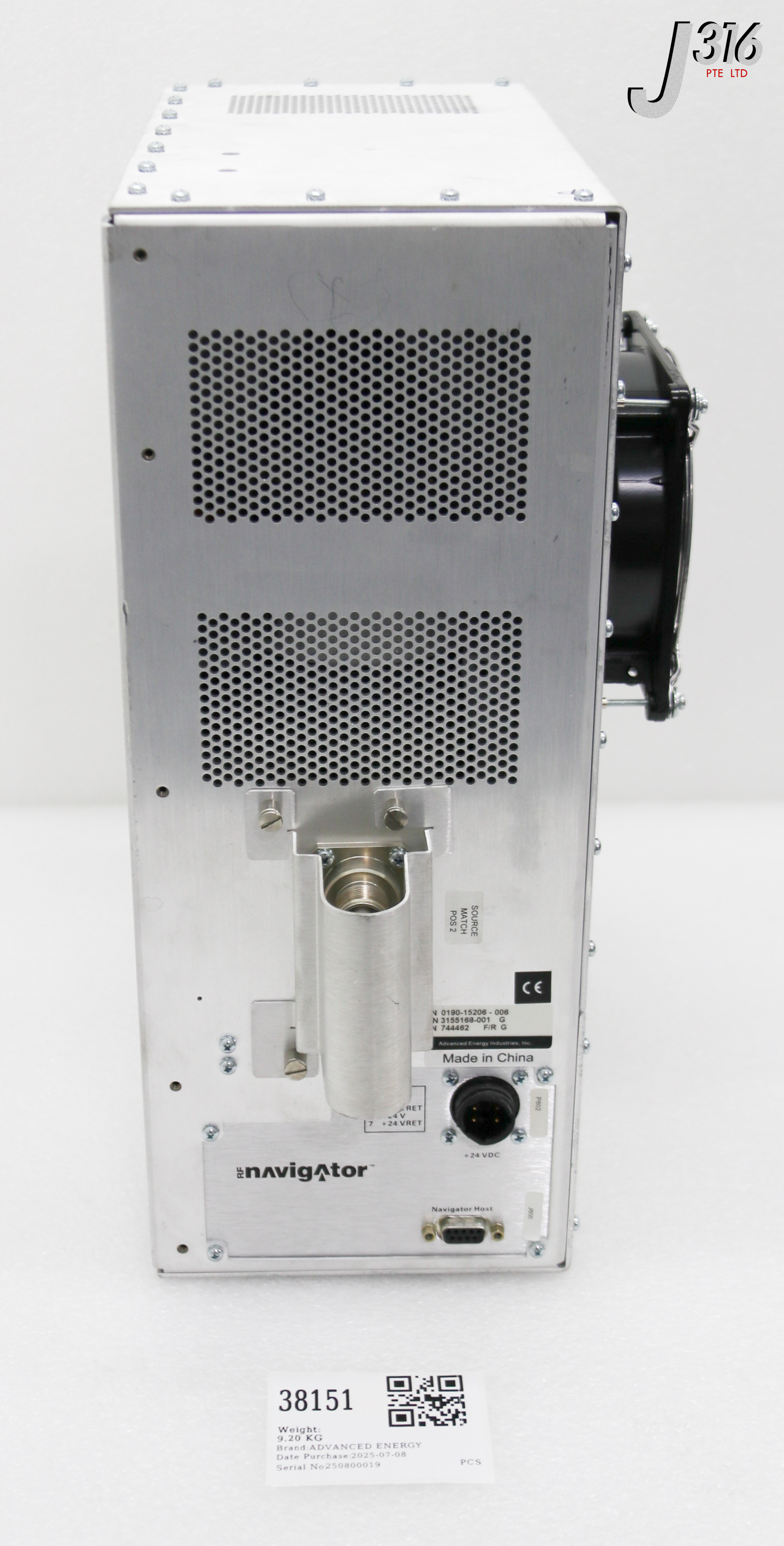 38151 ADVANCED ENERGY RF GENERATOR, NAVIGATOR, AMAT 0190-15206 3155168-001
