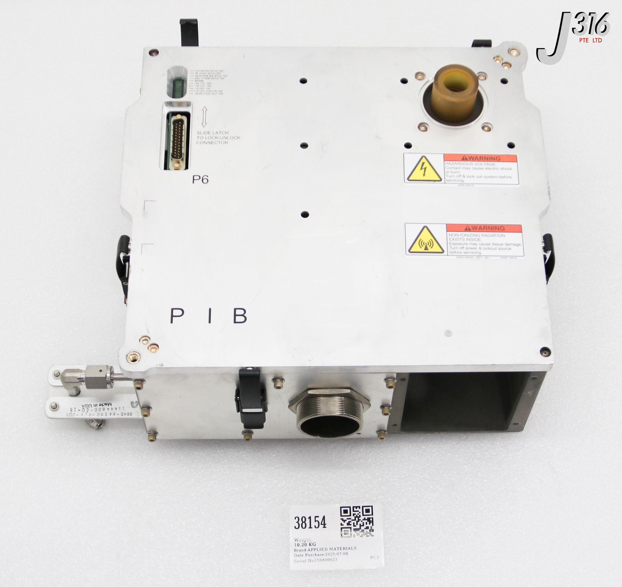 38154 APPLIED MATERIALS PEDESTAL INTEGRATION BOX 0246-07920
