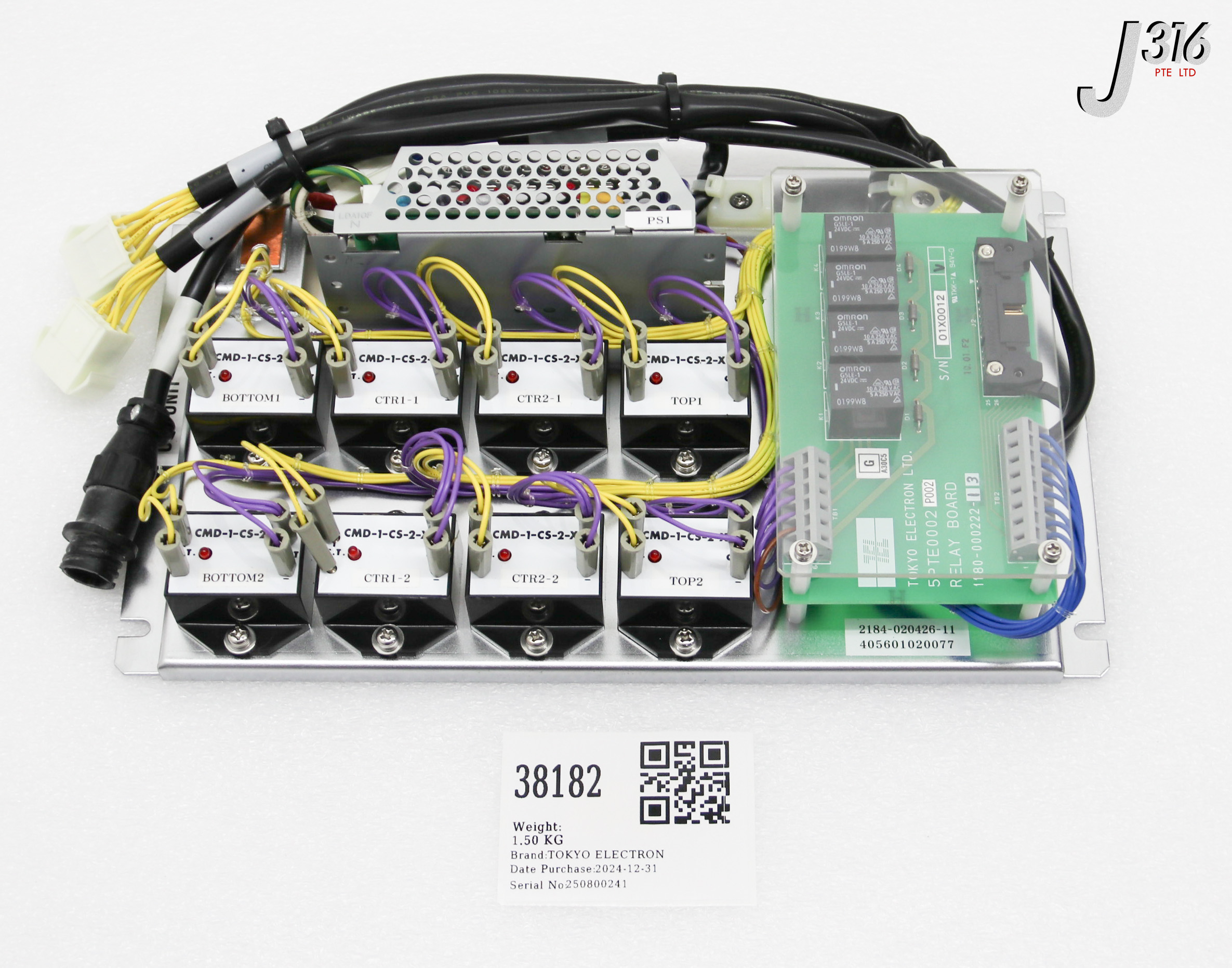 38182 TOKYO ELECTRON UCP UNIT 2184-020426-11
