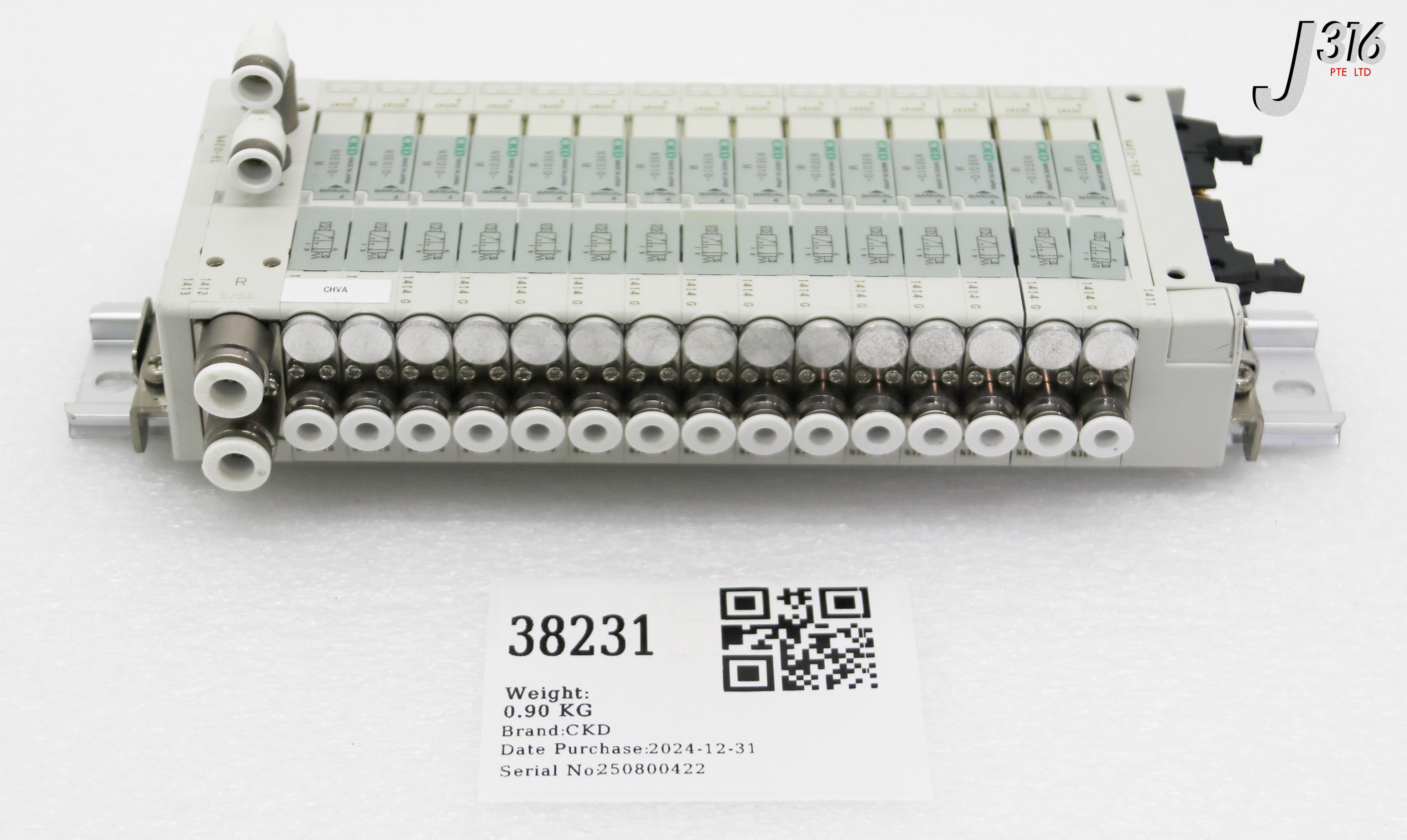 38231 CKD 15-SLOTS SOLENOID VALVE TERMINAL BLOCK N4E0-T53R