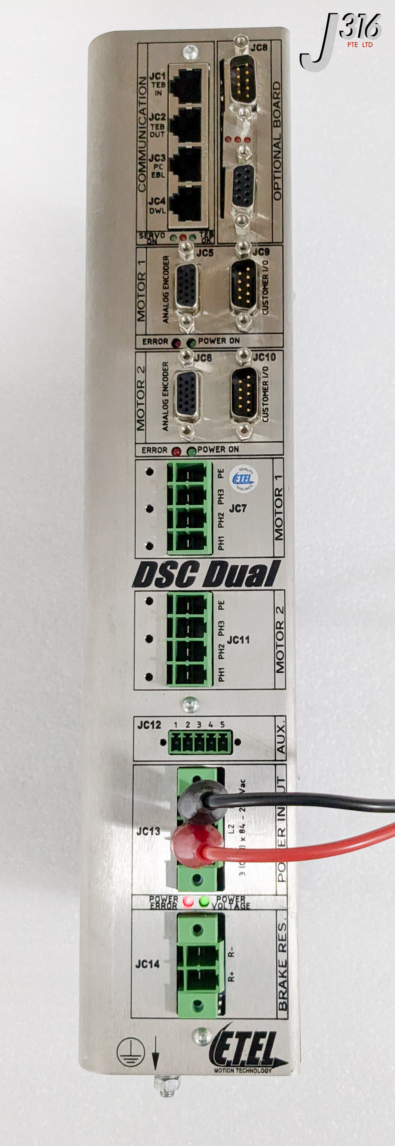 38261 ETEL SERVO AMPLIFIER DSCDP324-322G-000A