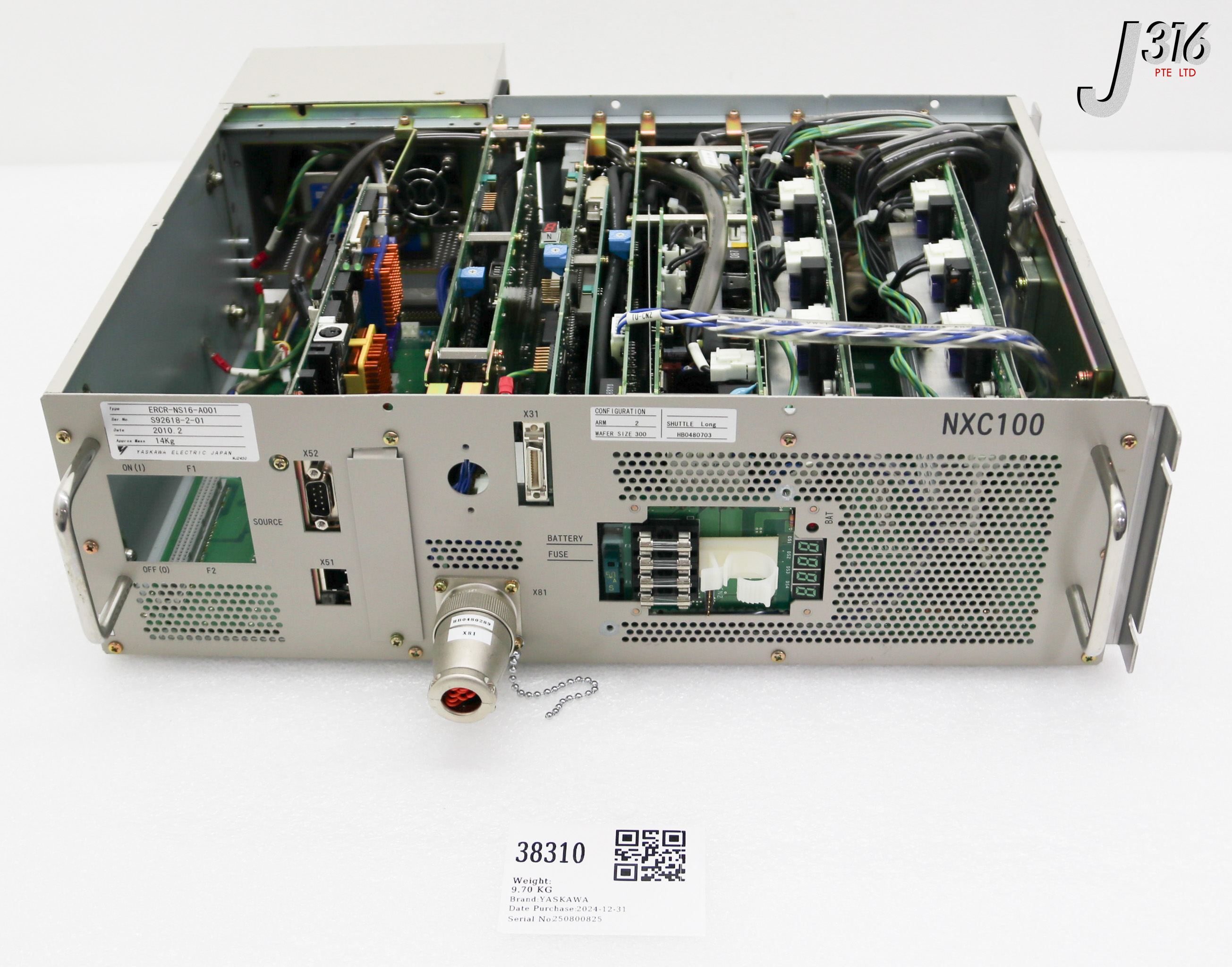 38310 YASKAWA ROBOT CONTROLLER. NXC100 (PARTS) ERCR-NS16-A001