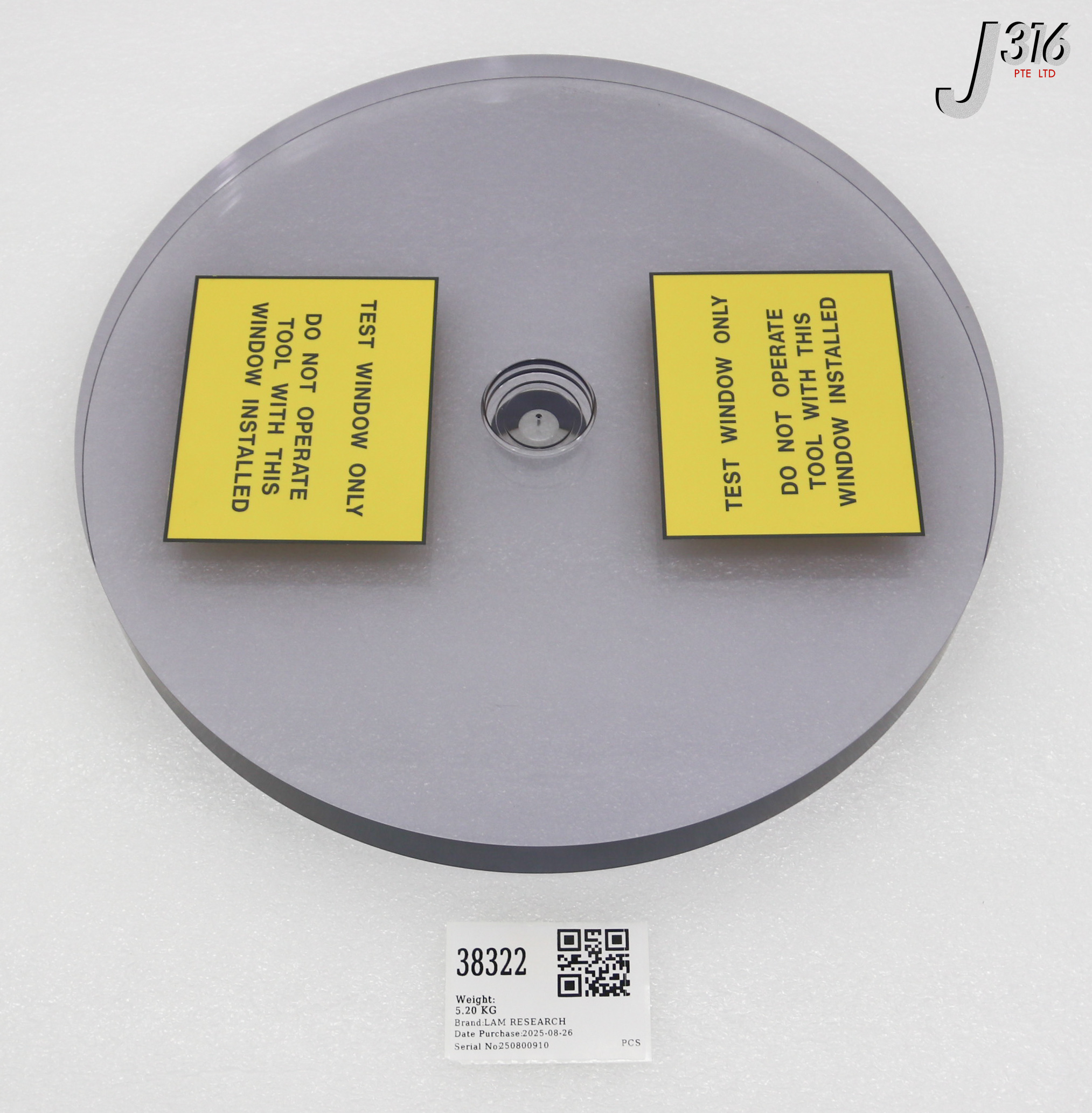 38322 LAM RESEARCH DISK TCP WDO TOP GAS NP IEP 94DFM 515-010273-030