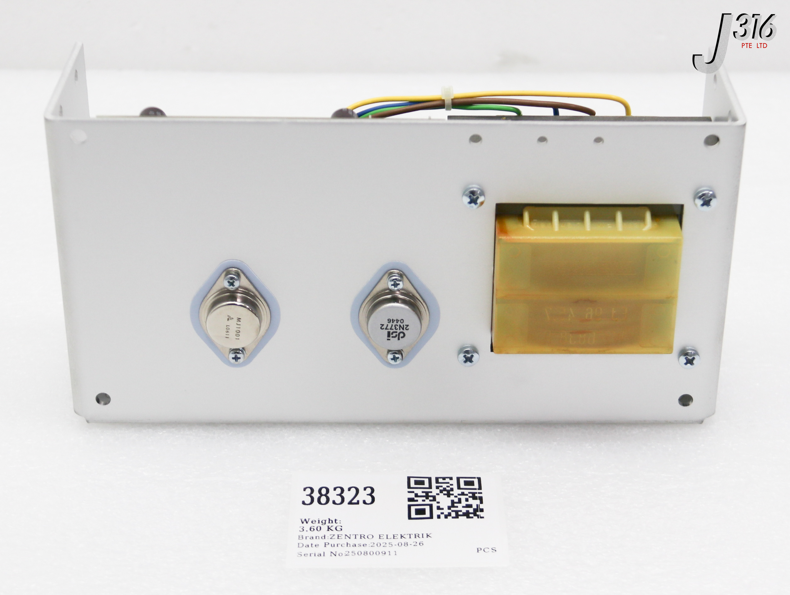 38323 ZENTRO ELEKTRIK POWER SUPPLY P110/ 220V (NEW) ECV 12D 3.4