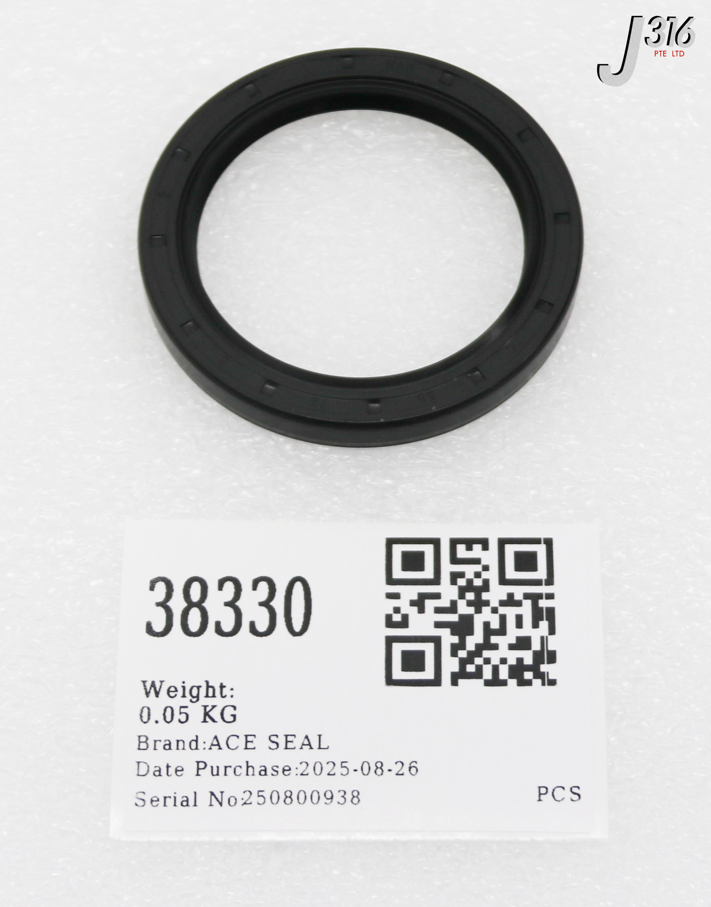 38330 ACE SEAL SEAL FEEDTHRU SHAFT, NBR(NEW) 55X72X8-TC-NBR
