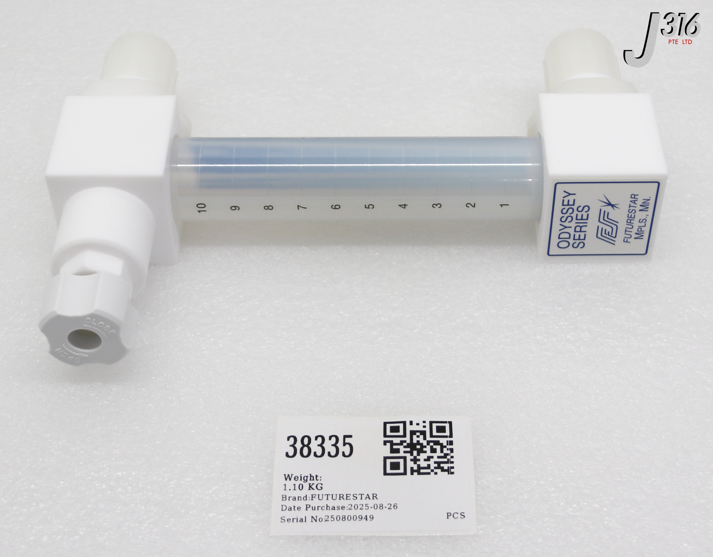 38335 FUTURESTAR FLOWMETER 0- 12 GPM CBW  (NEW) 220-012
