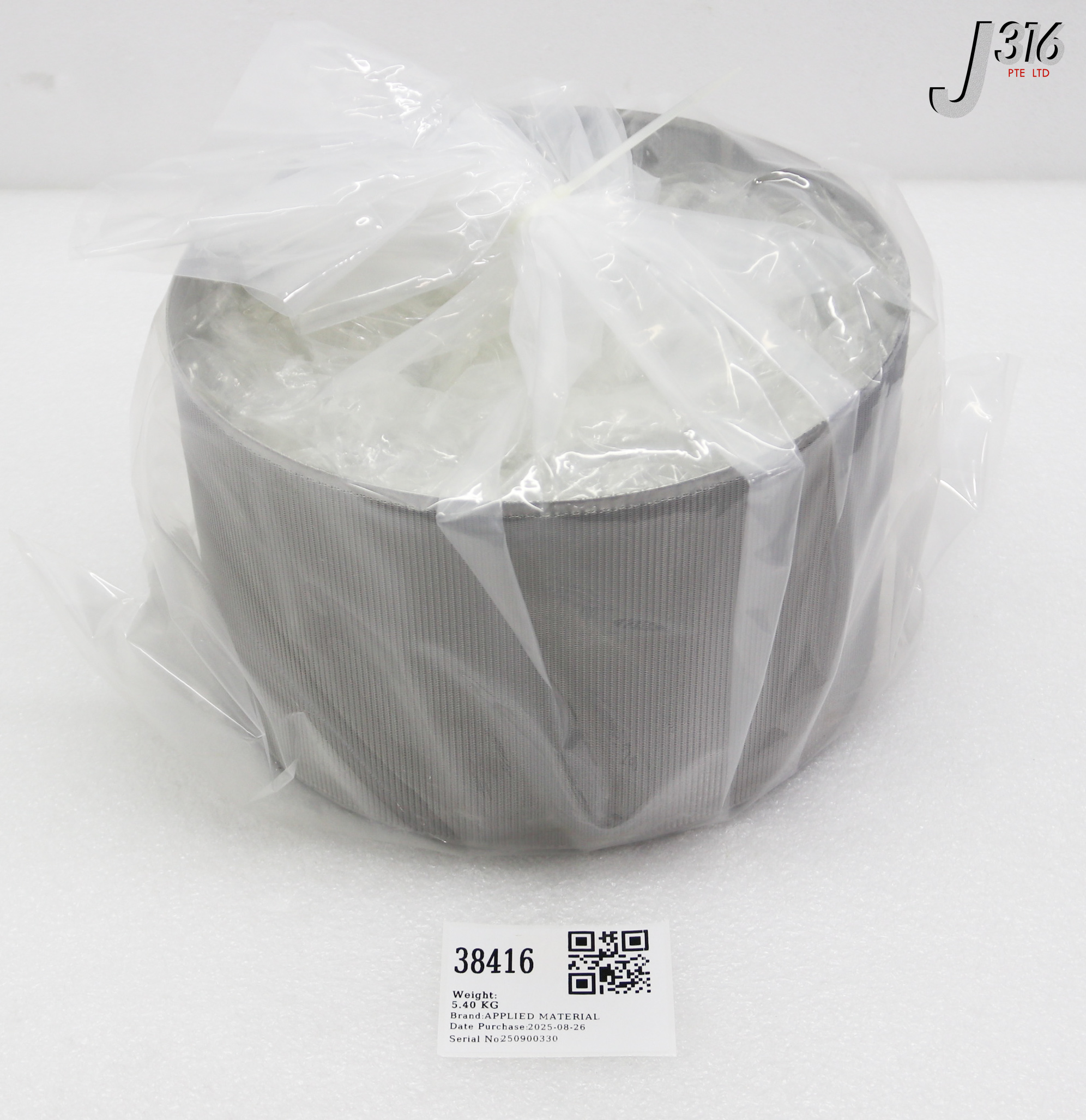 38416 APPLIED MATERIALS FILTER BASKET RECLAIM SS 6 GAL 22U (NEW) T46141-19