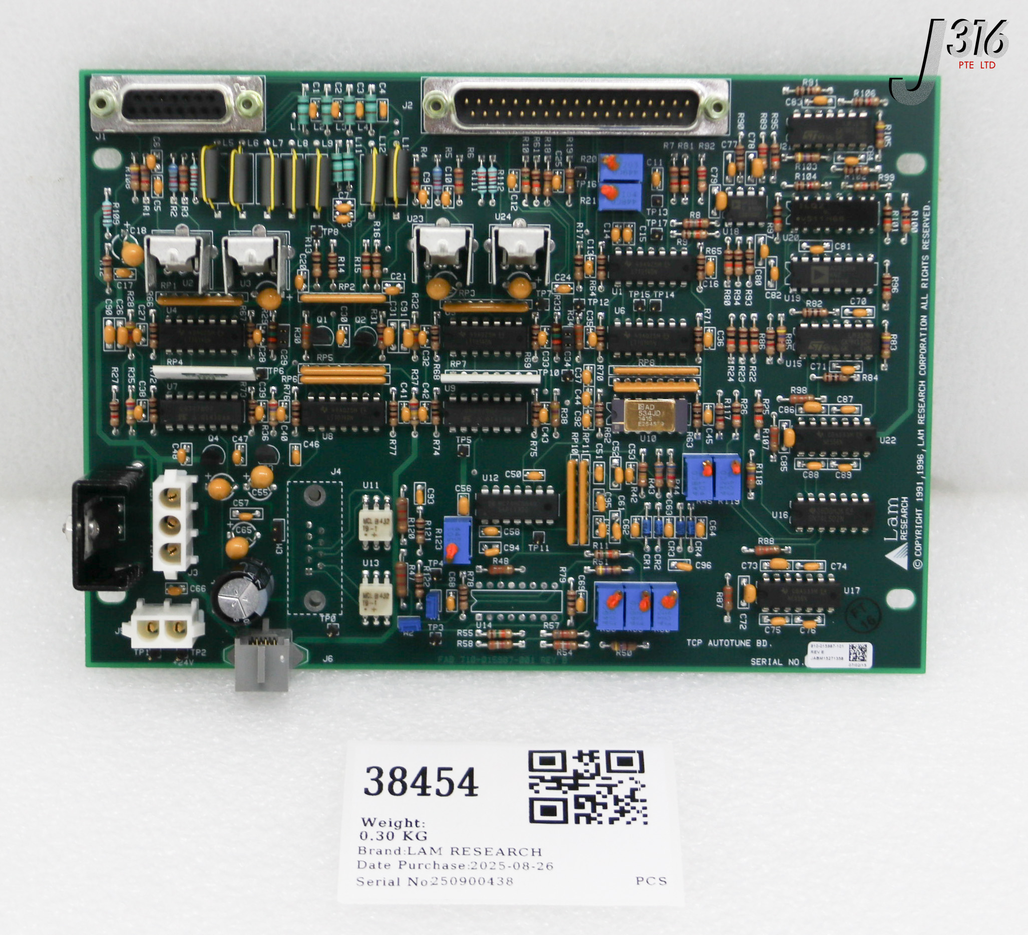 38454 LAM RESEARCH PCB AUTOTUNE TCP BOARD (NEW) 810-015987-101