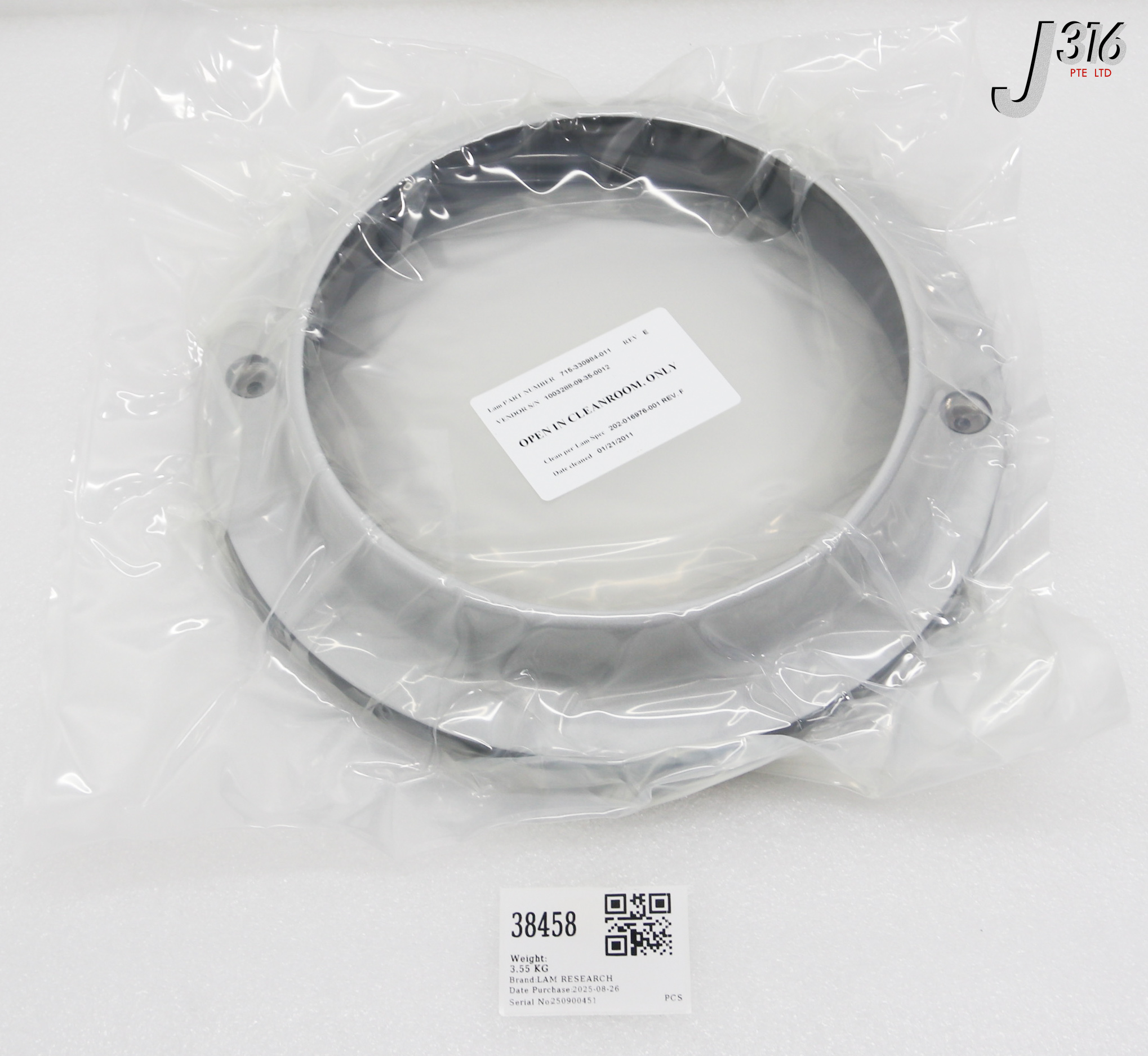 38458 LAM RESEARCH R.GND,LOW CAP, BGST OPNG (NEW) 715-330984-011