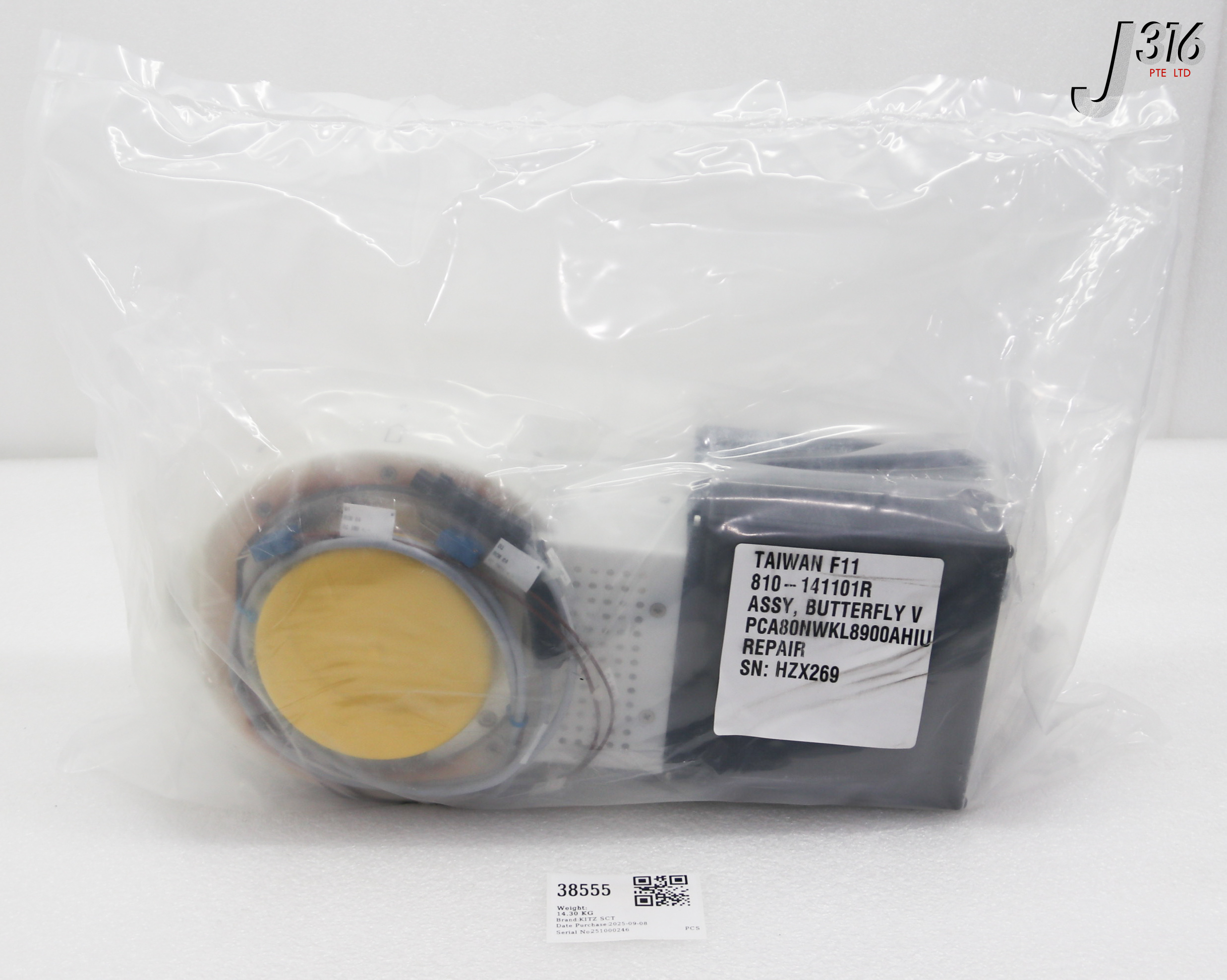 38555 KITZ SCT AP501C SERIES APC BUTTERFLY VALVE (REFURB) PCA80-NWKL8900-A-HI-U-005