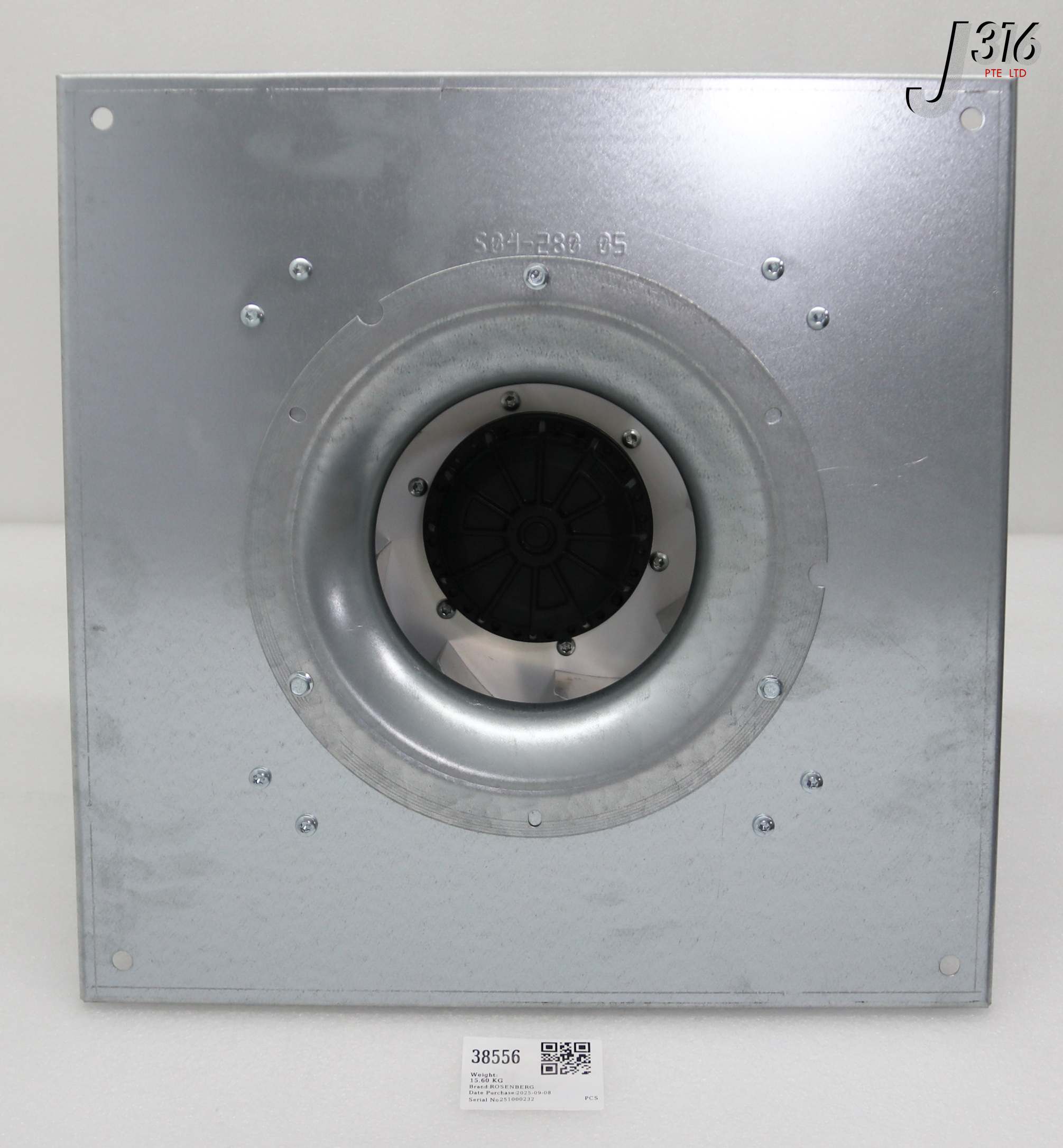 38556 ROSENBERG FAN DKHM 280-2SW.087.5DF-006 COMPLETE N73-28005