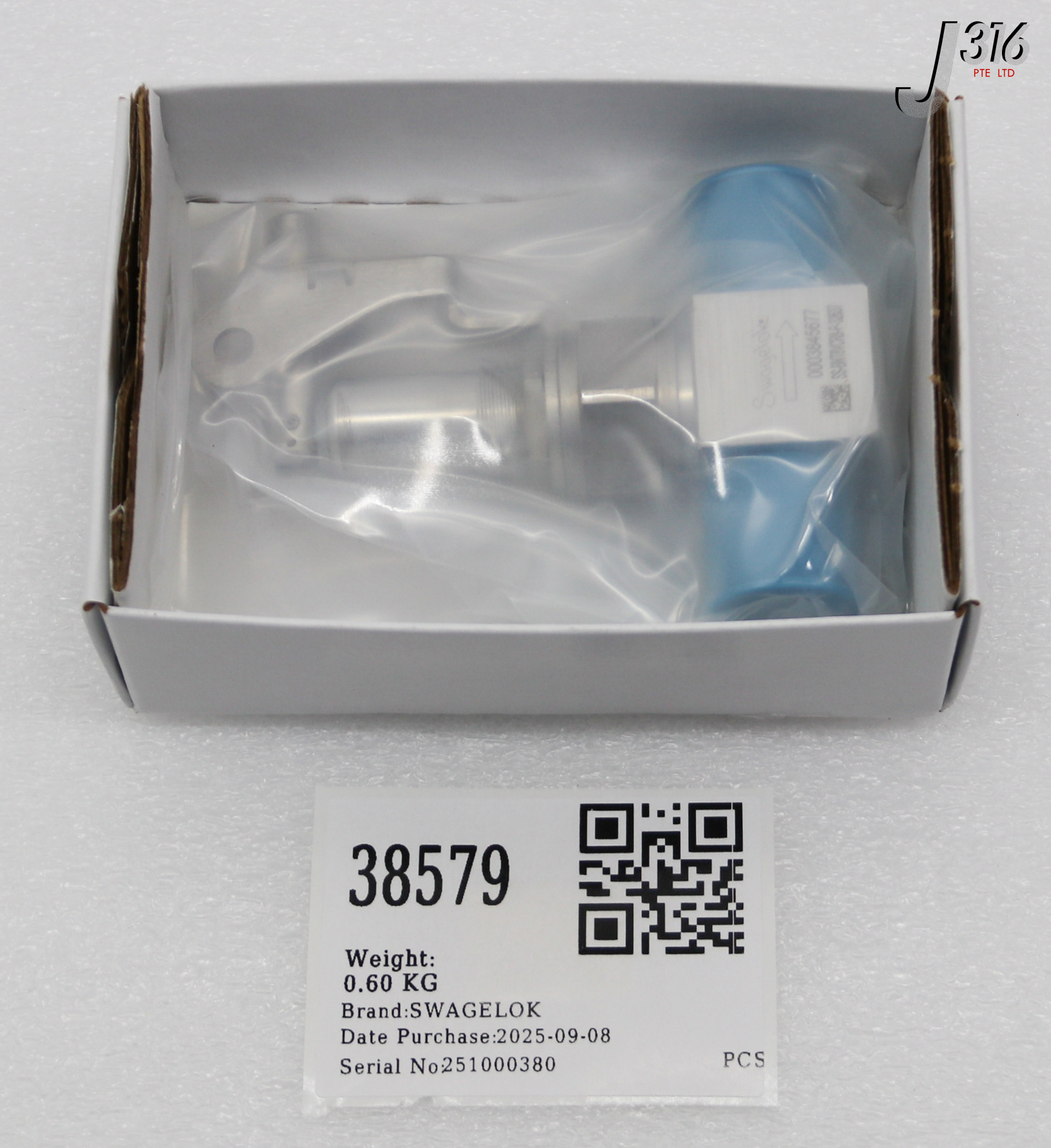 38579 SWAGELOK SPECIAL BN TOGGLE VALVE (NEW) SS-BNT8VCR8-P-32637