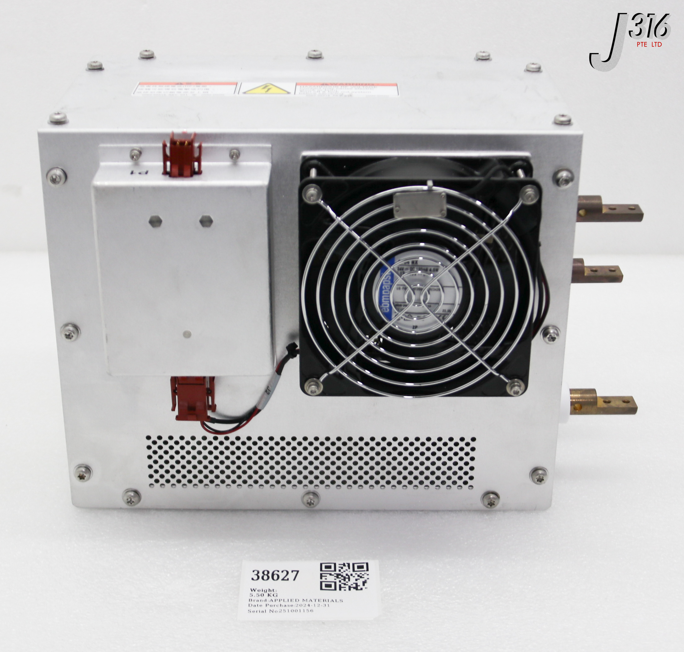 38627 APPLIED MATERIALS SIDE MATCH ASSY FAN W/INTLK 300MM ULTIMA 0010-23685
