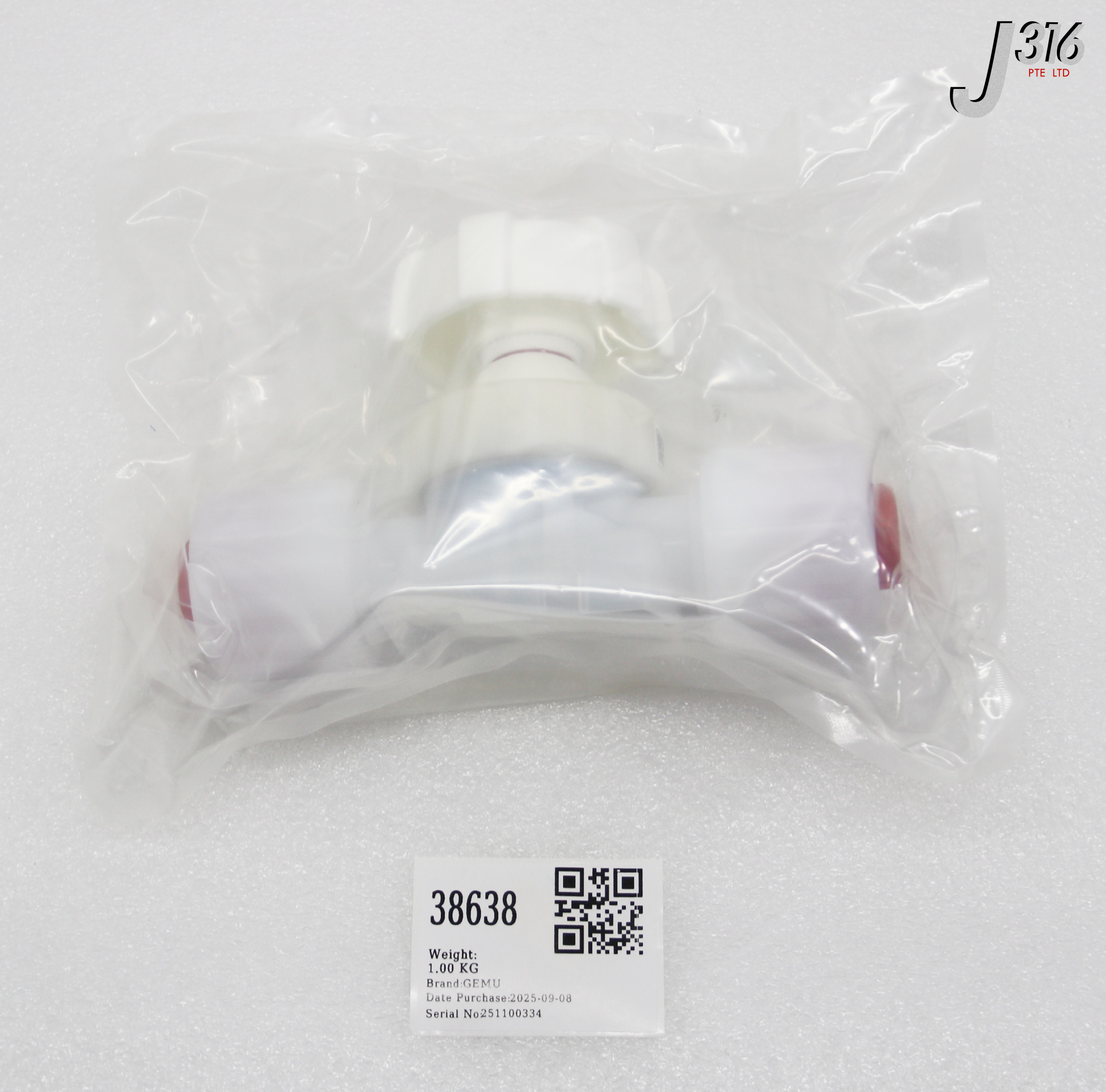 38638 GEMU CLEANSTAR PFA VALVE C67 20D77305403EF HPW (NEW) 88674021