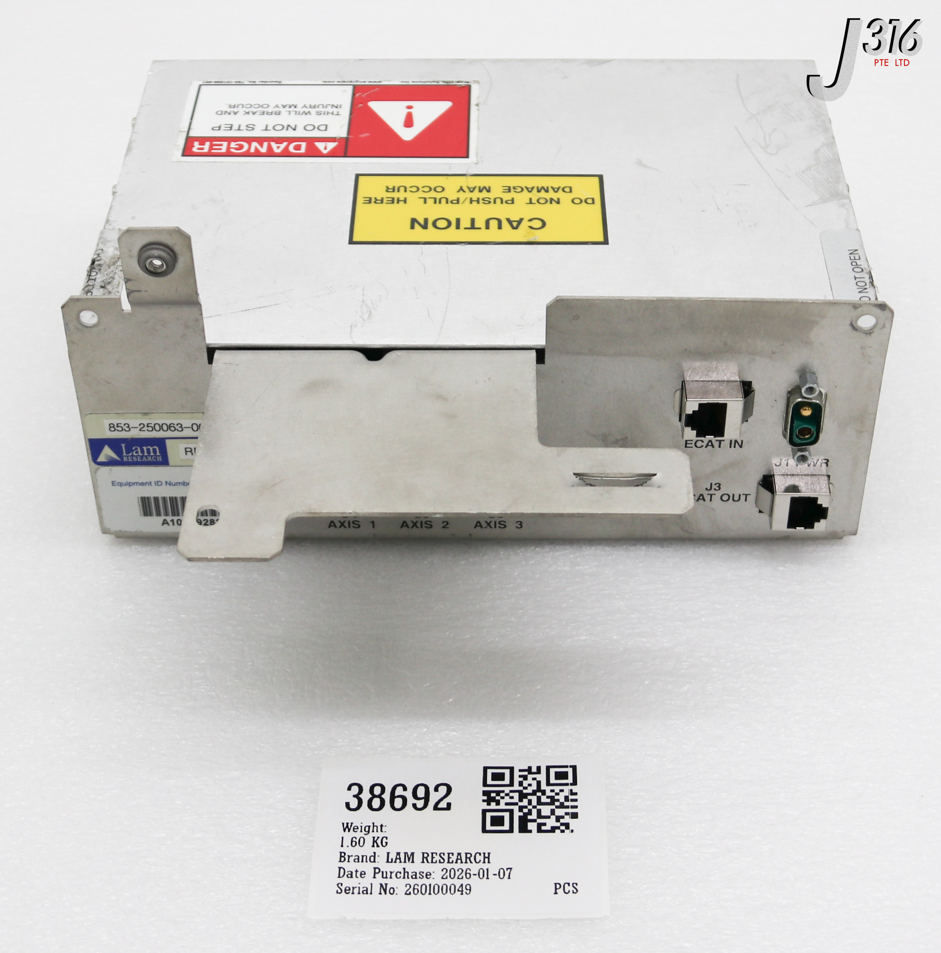 38692 LAM RESEARCH MULTI-AXIS MOTION CONTROLLER 853-250063-003
