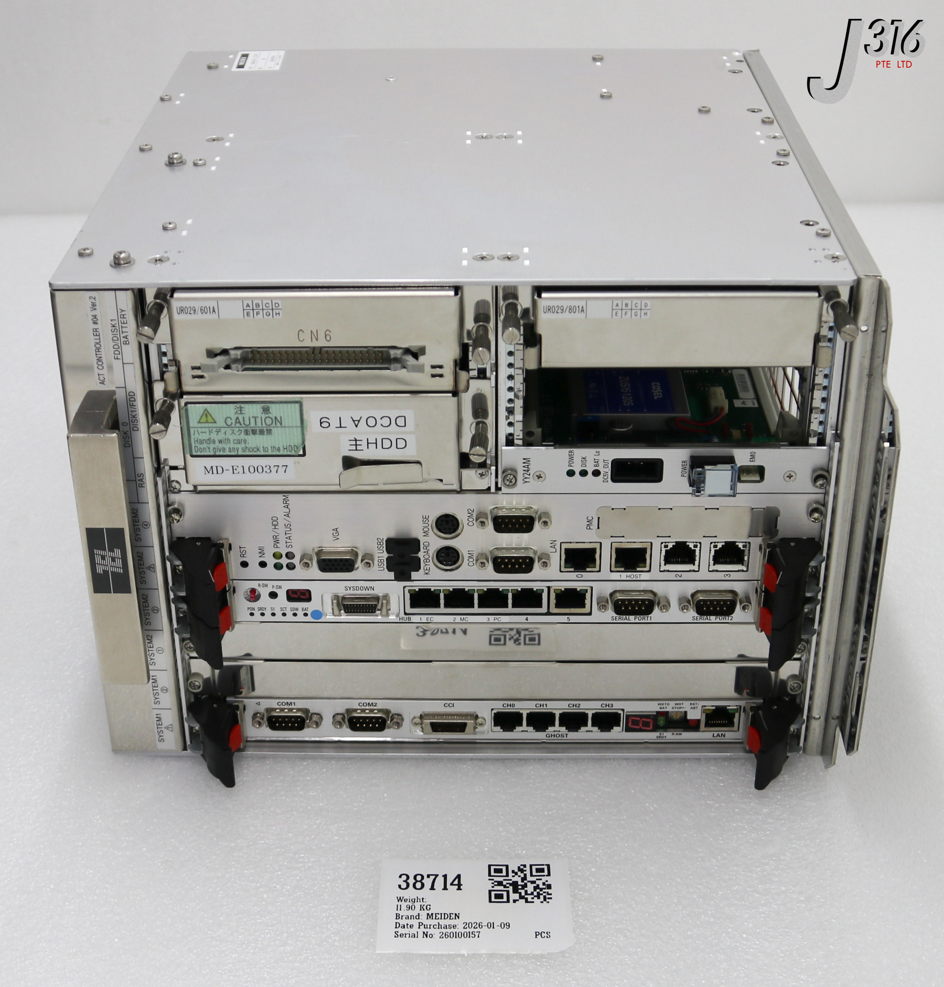 38714 TOKYO ELECTRON MEIDEN ACT CONTROLLER #04 VER.2 UA029/122A