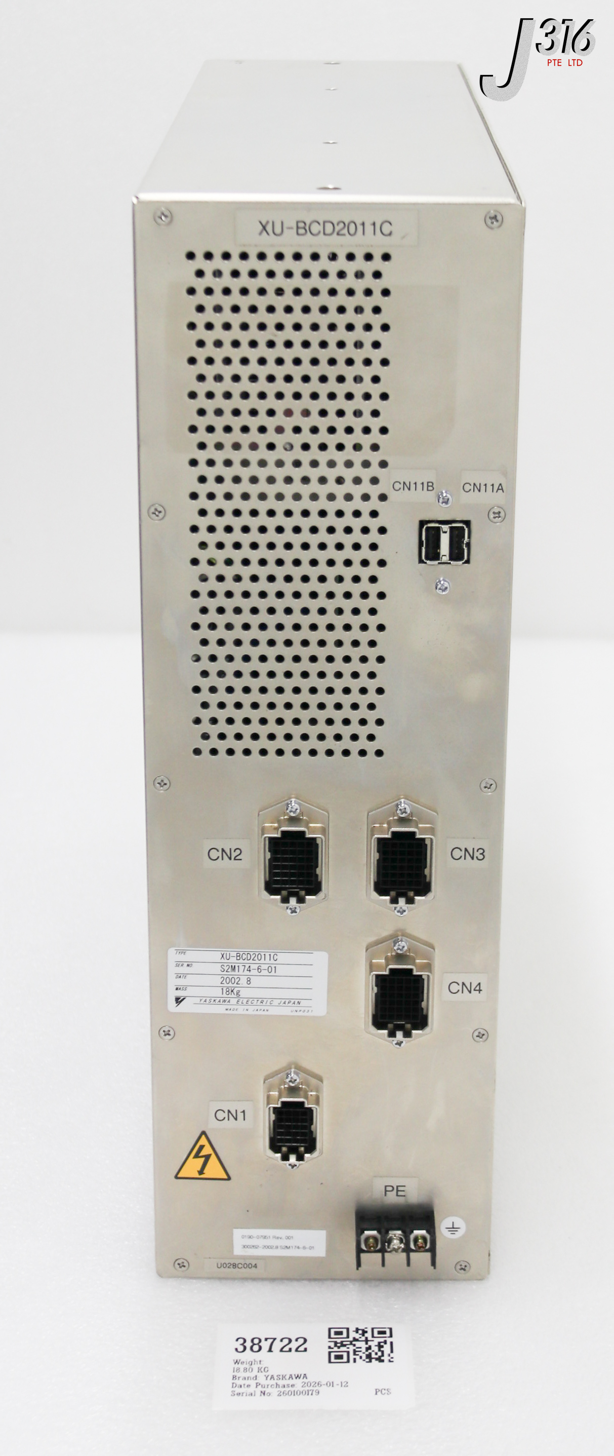 38722 YASKAWA CONTROLLER ASSY, 0190-07951 XU-BCD2011C