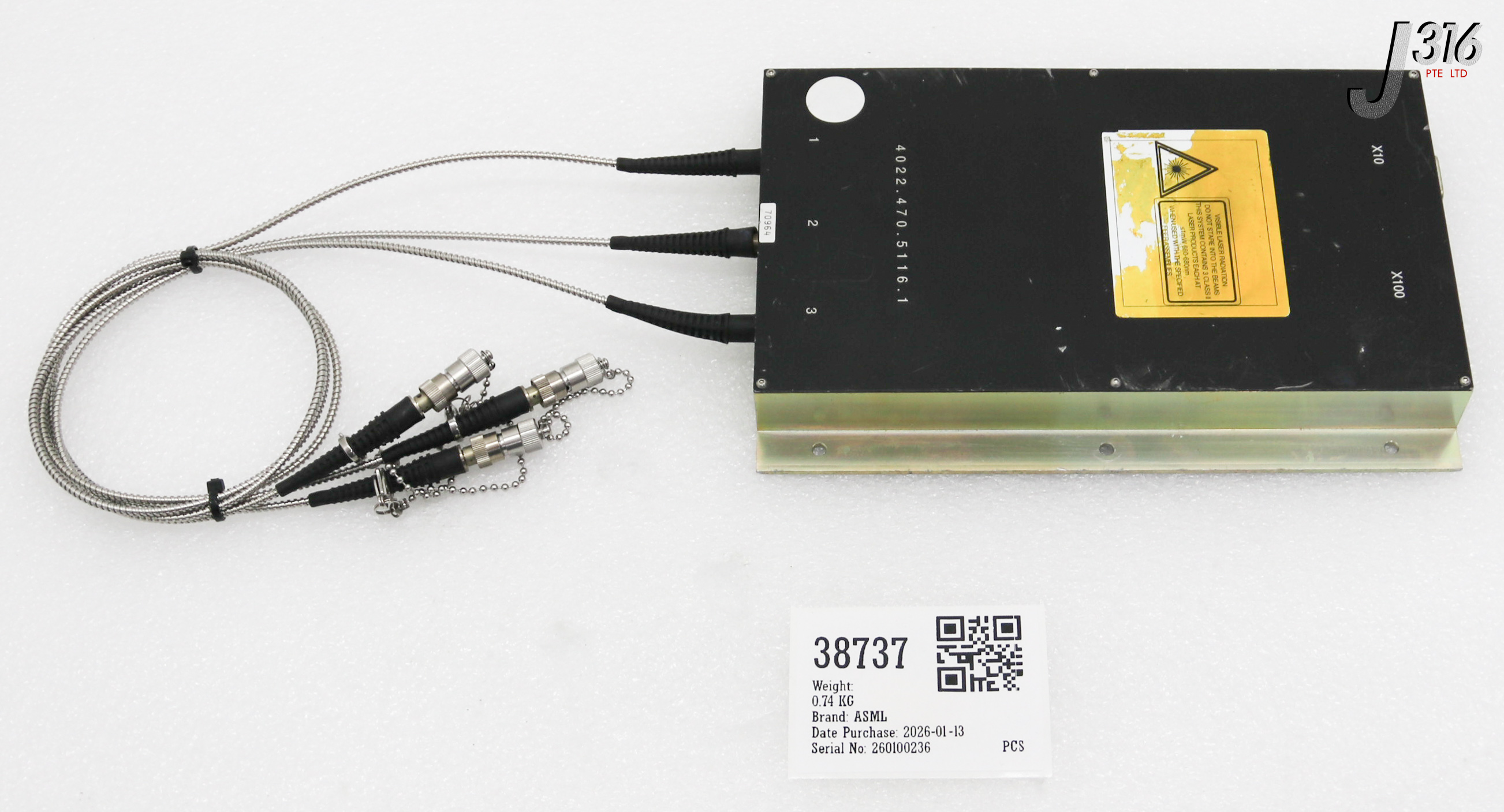 38737 ASML ZERO SENSOR LASER BOX 4022.470.5116.1