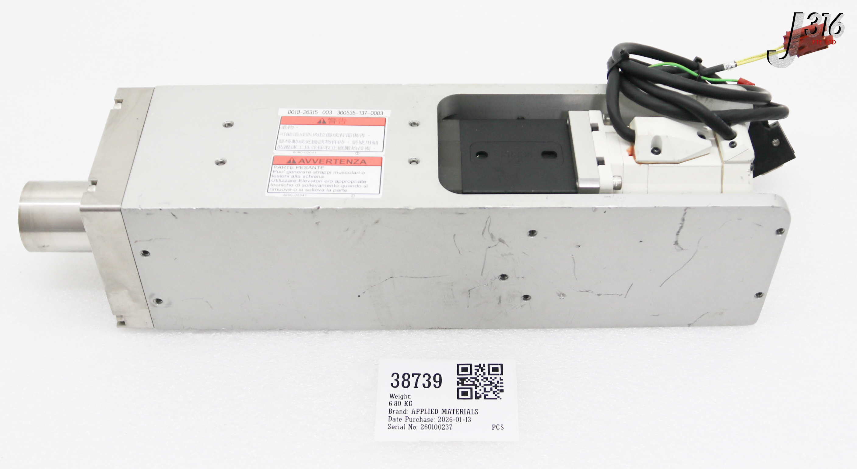 38739 APPLIED MATERIALS DRIVE ASSY SWLL INDEXER ENHANCED 0010-26315