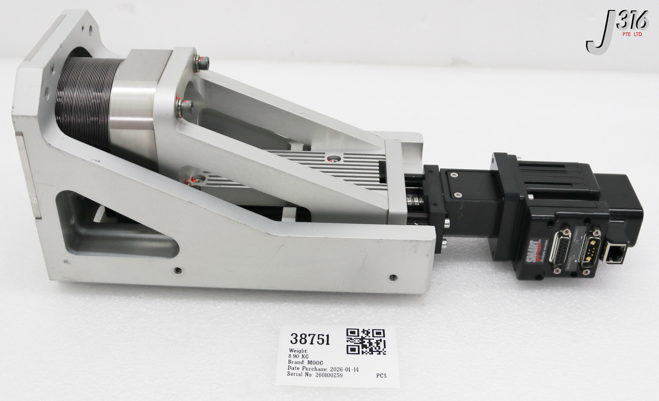 38751 NOVELLUS MOOG ACTUATOR W/ MOTOR ASSY, SM2315DT-BRKETH 02-374209-00