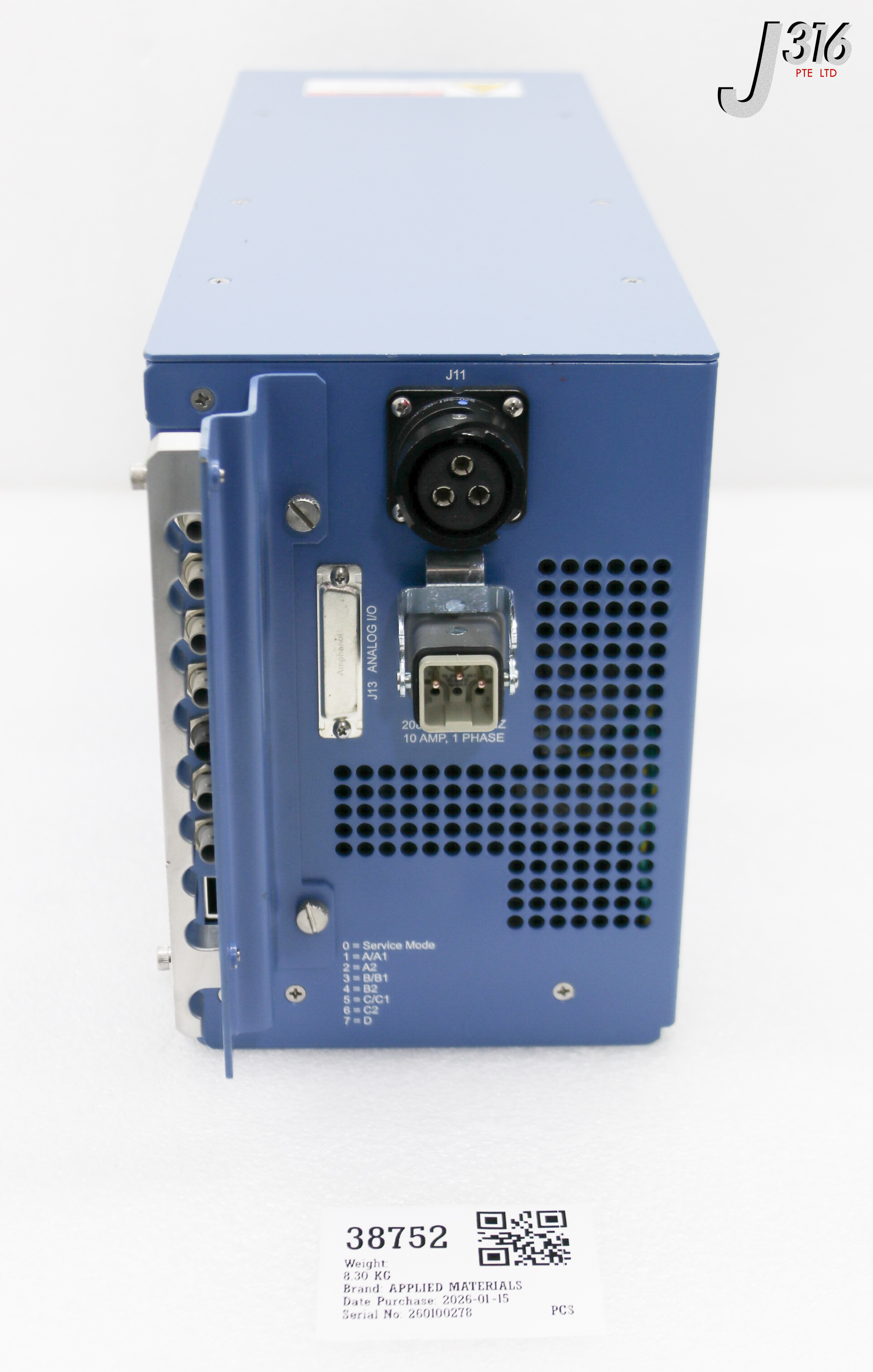 38752 APPLIED MATERIALS MICRO-ZONE ESC LOGIC CONTROLLER, 0190-62320 0010-67901