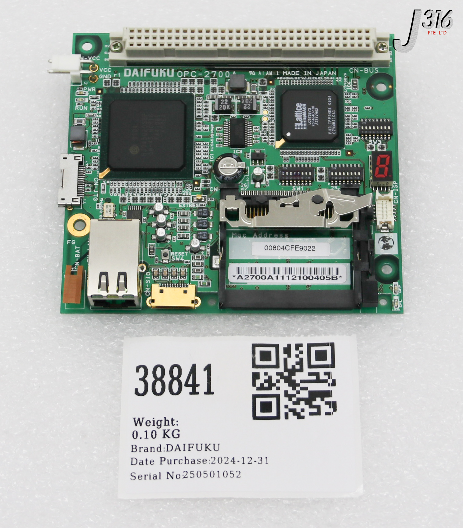 38841 DAIFUKU PCB ASSY OPC-2700A