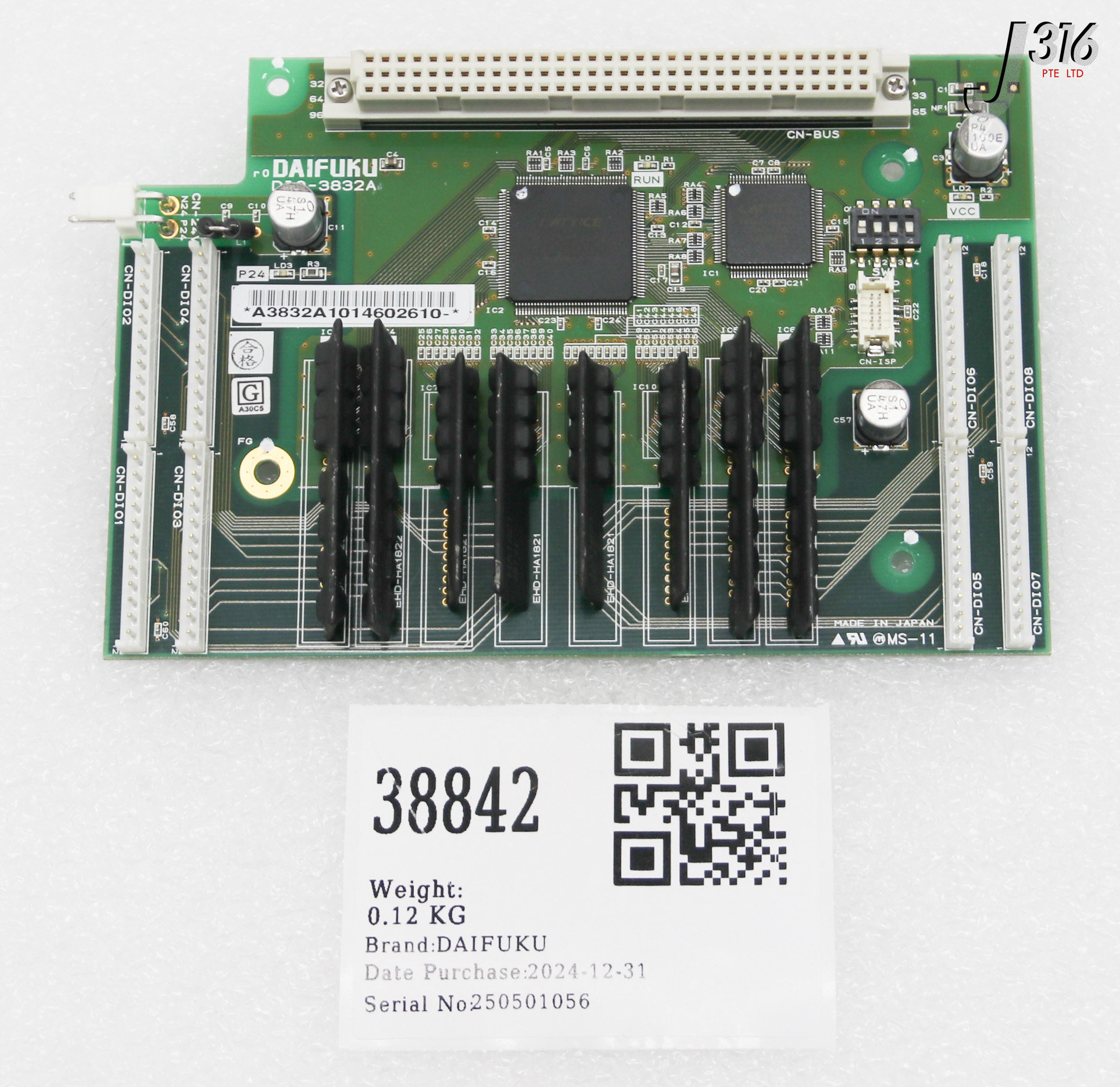 38842 DAIFUKU PCB ASSY DIO-3832A