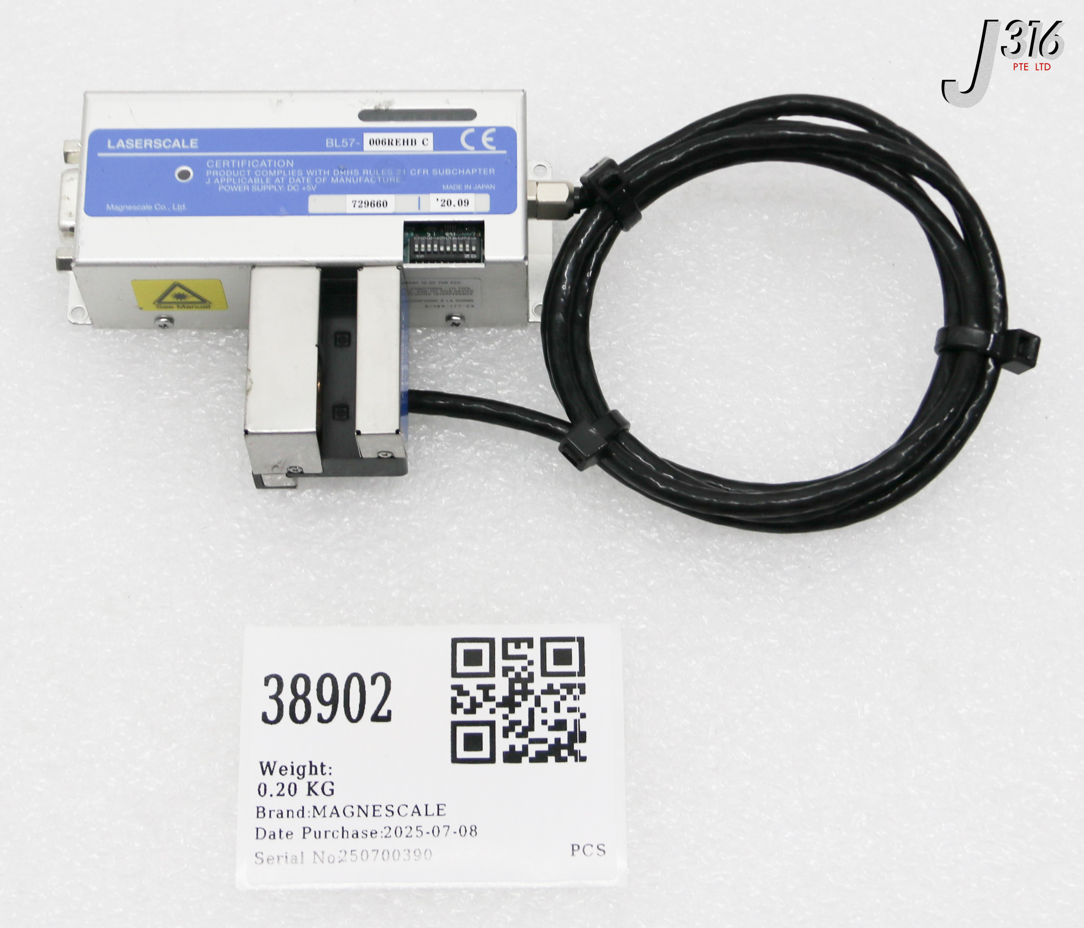 38902 MAGNESCALE SCALE UNIT, LASERSCALE, BL57-RE BL57-006REHB