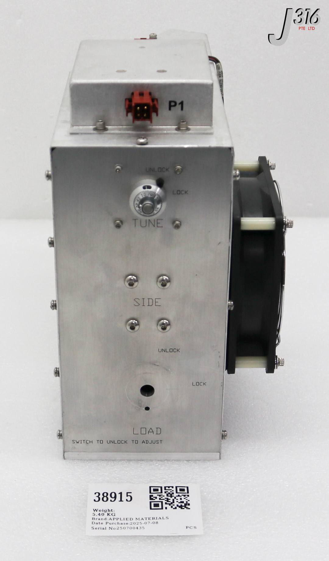 38915 APPLIED MATERIALS SIDE LOCAL MATCH ASSY, BALANCED SIDE COIL, ULTIMA PLUS 0010-13524