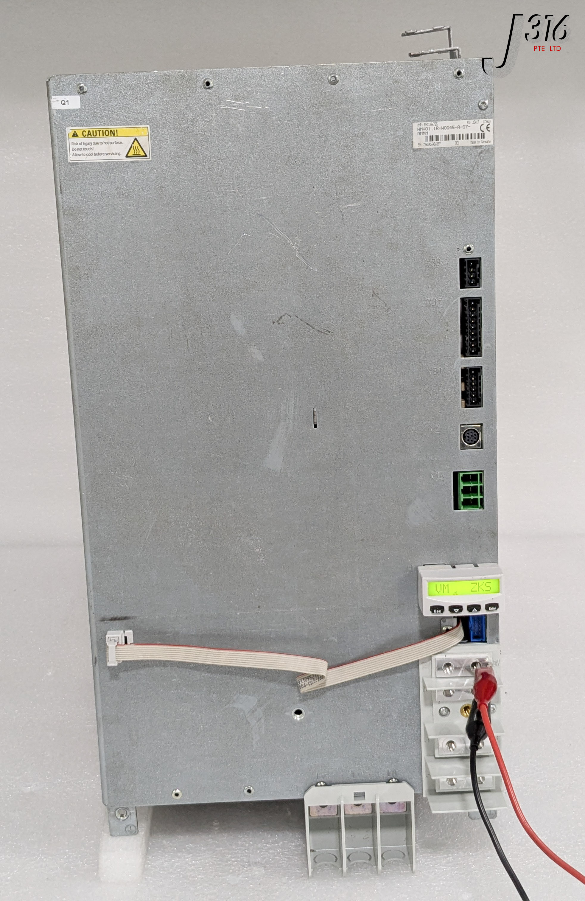 38923 BOSCH REXROTH SUPPLY UNIT, INDRA DRIVE M, P/N: R911296725, 750VDC 45KW HMV01.1R-W0045-A-07-NNNN