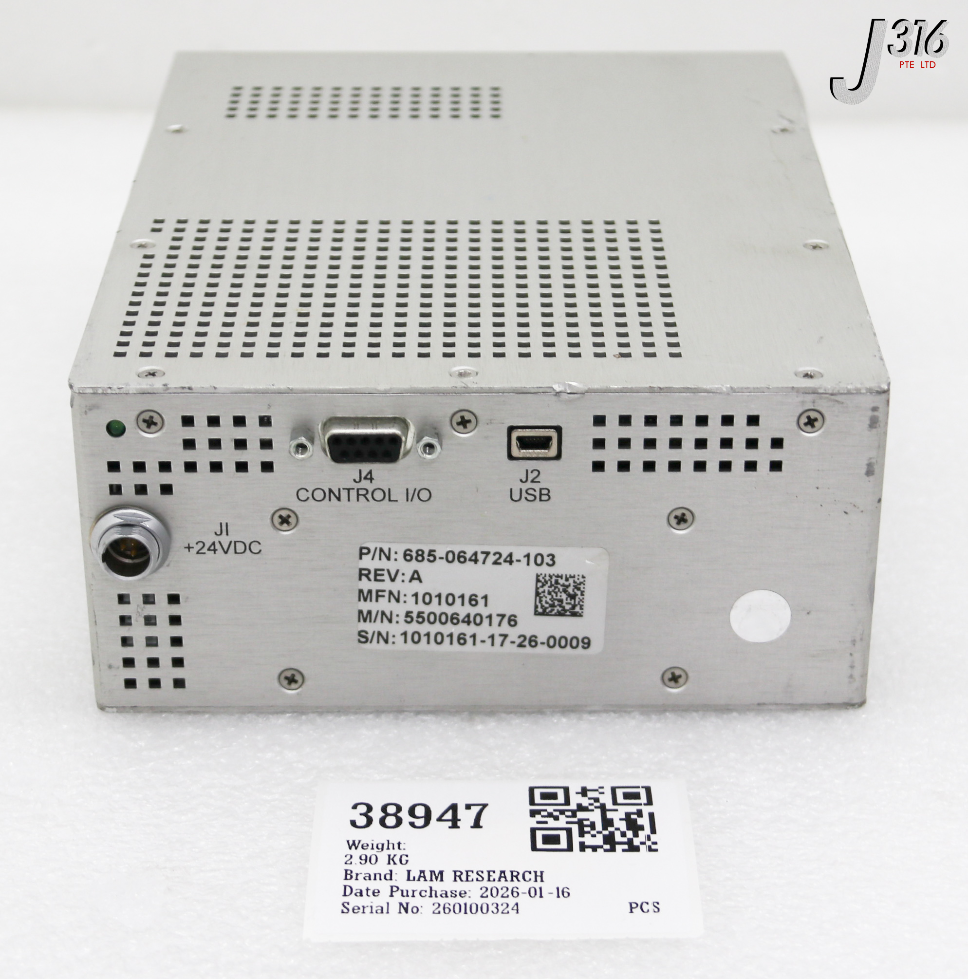 38947 LAM RESEARCH SPECTROMETER ASSY 685-064724-103