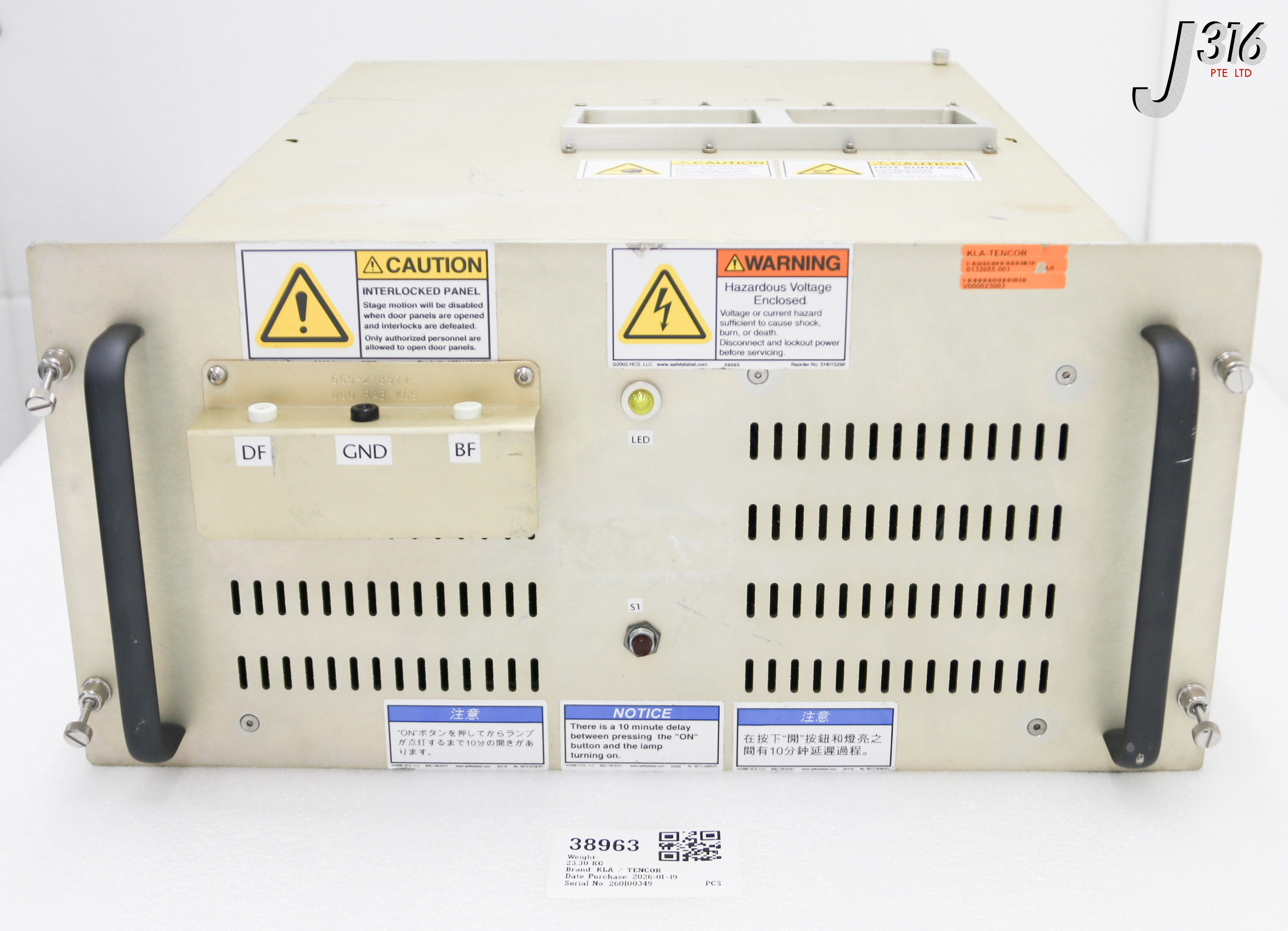 38963 KLA / TENCOR LAMP MODULE CONTROLLER 0132055-001