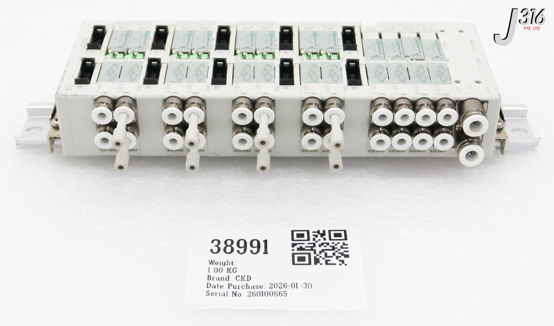 38991 CKD 12 SLOTS SOLENOID TERMINAL BLOCK N3E0660-M