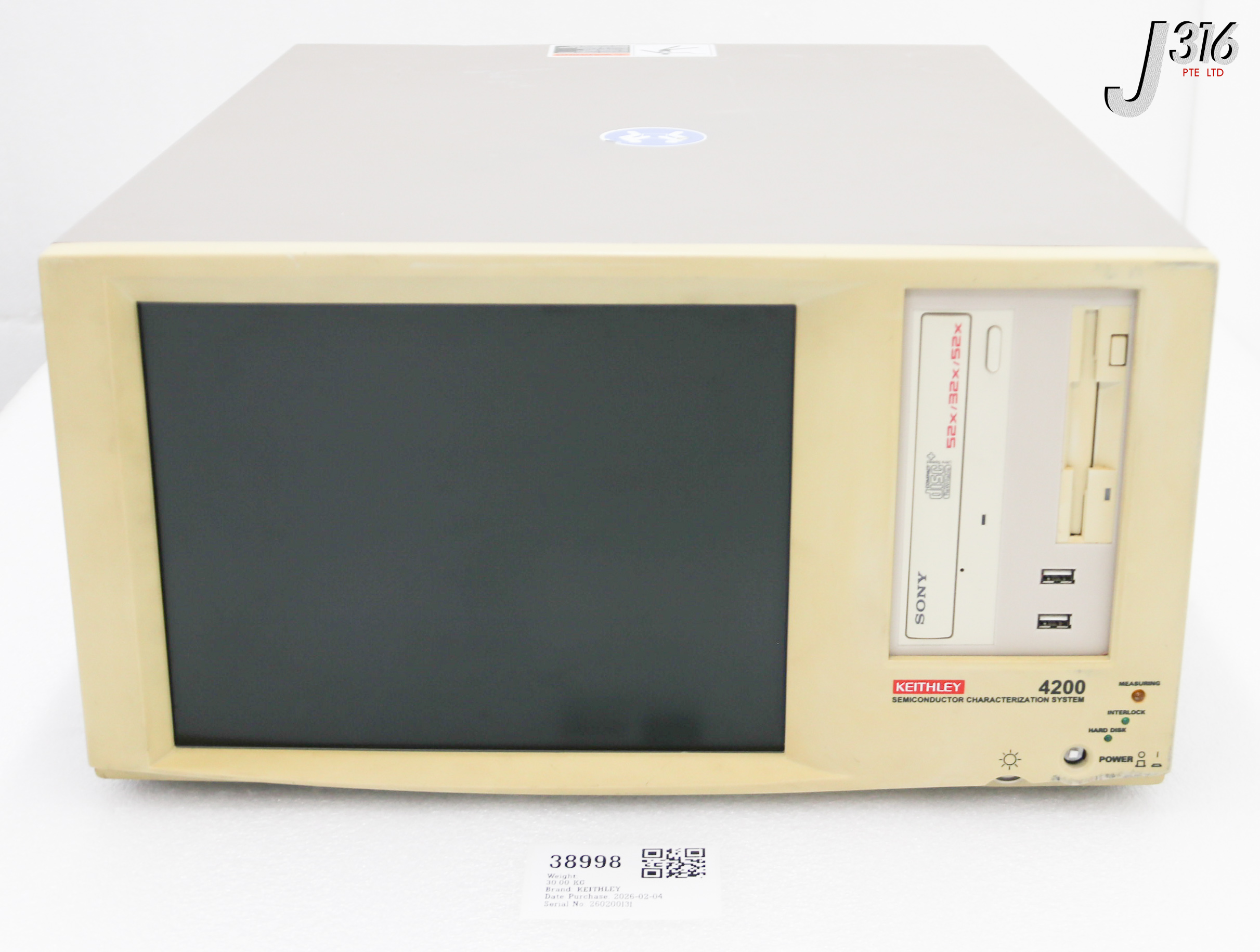 38998 KEITHLEY SEMICONDUCTOR CHARACTERIZATION SYSTEM 4200-SCS