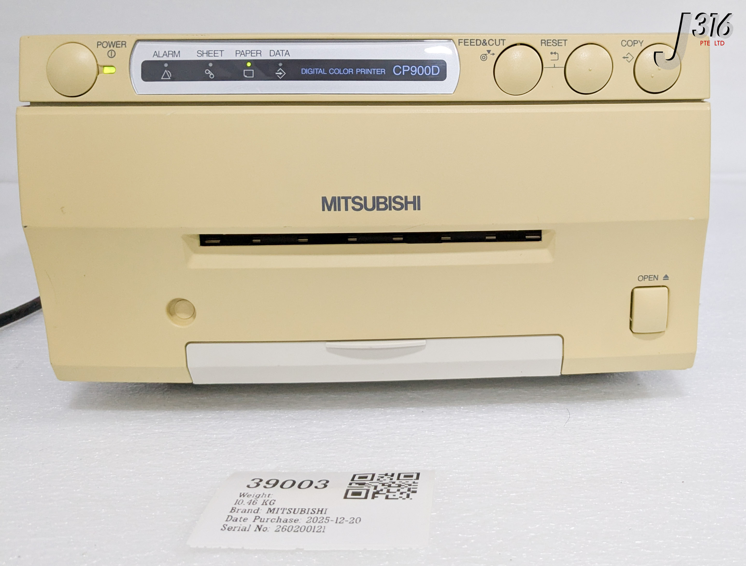 39003 MITSUBISHI DIGITAL COLOR PRINTER CP900D