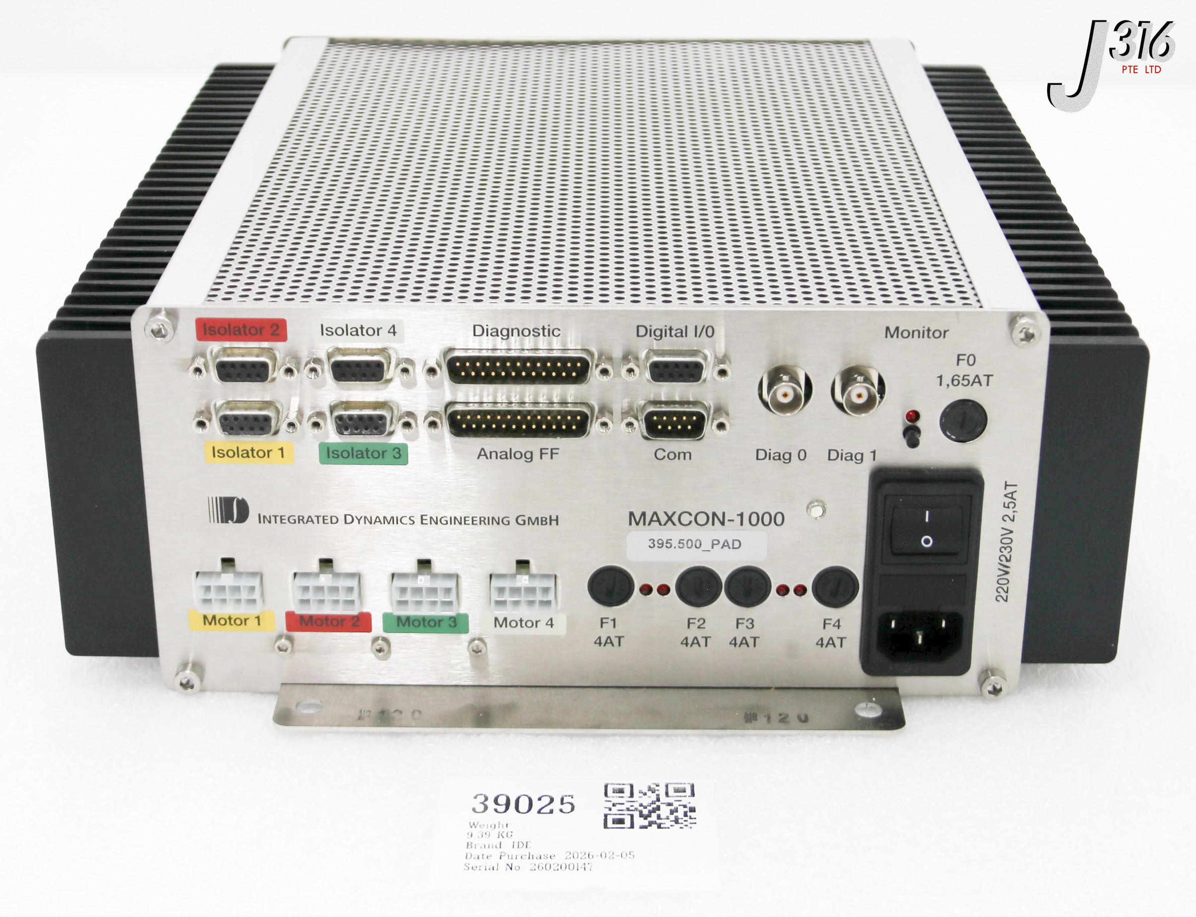 39025 IDE MAXCON-1000 HIGH PERFORMANCE MOTION CONTROLLER 395.500