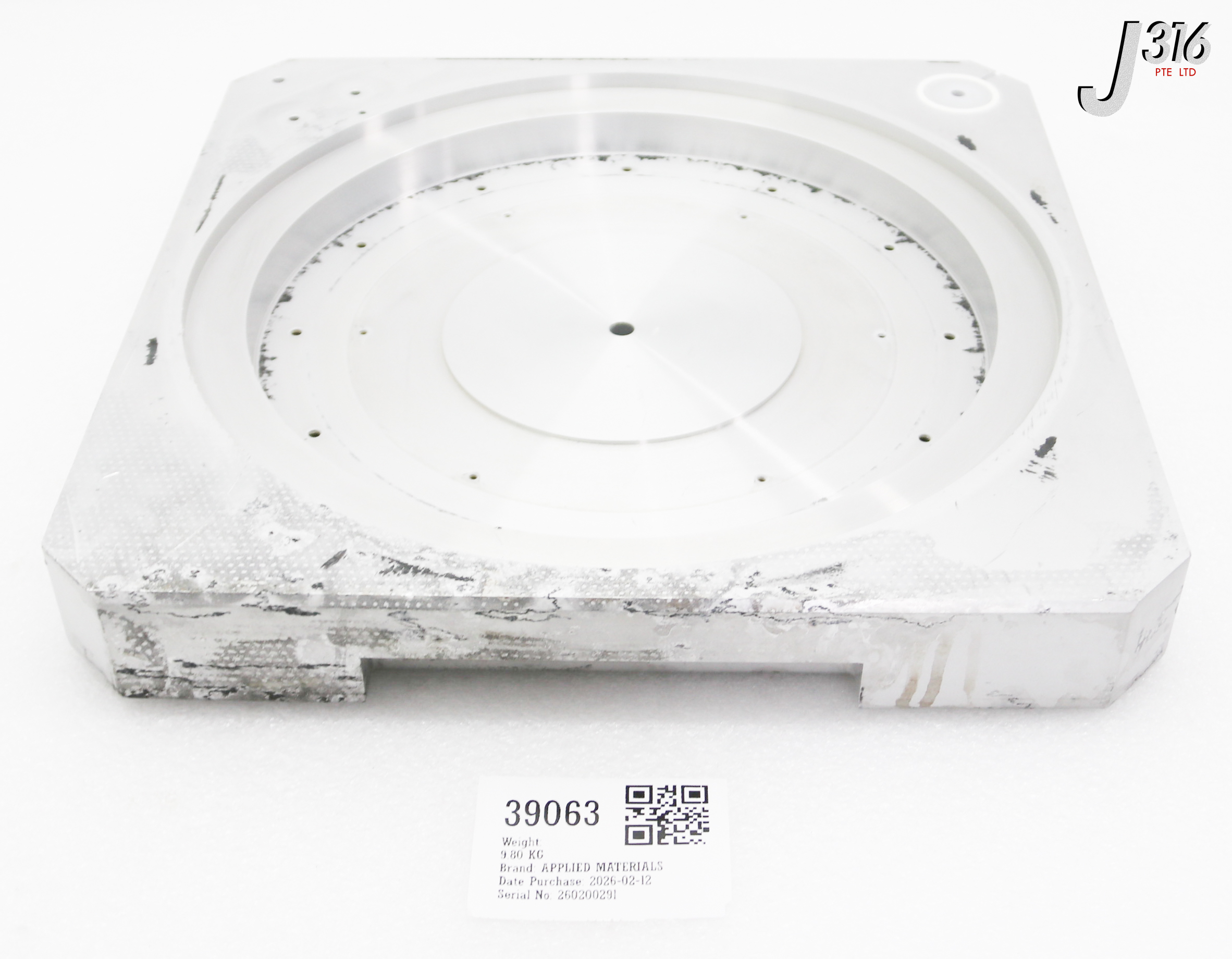 39063 APPLIED MATERIALS LID REMOTE PLASMA SINERGY (PARTS) 0040-54106
