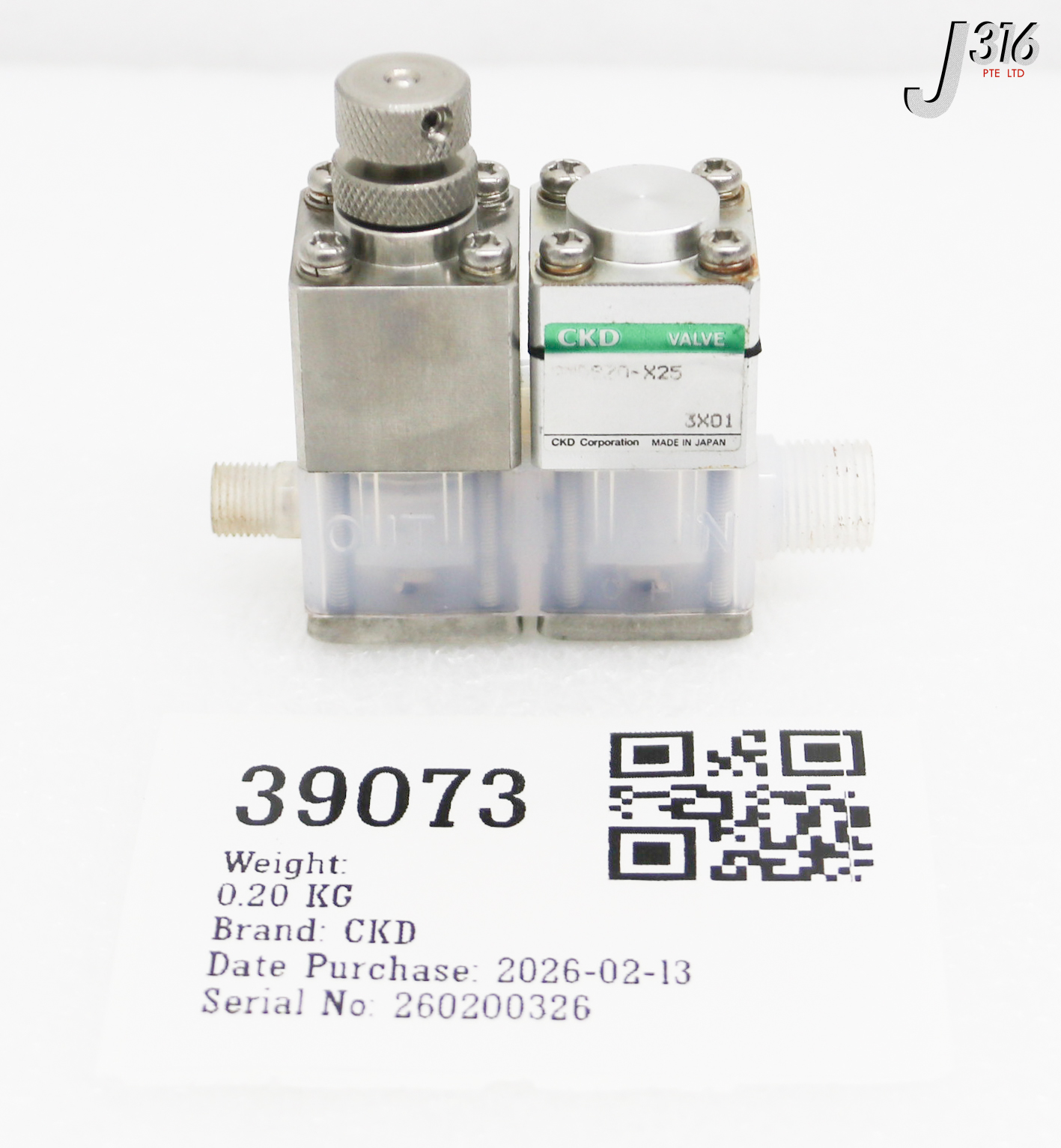 39073 CKD VALVE INTEGRATED AMD820-X25