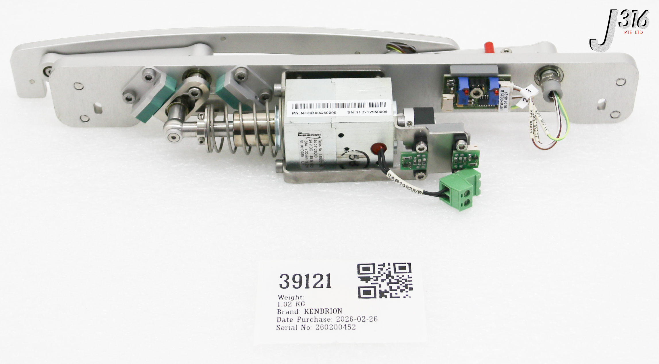 39121 KENDRION MAPPING ANTENNA W/ SOLENOID ACTUATOR NFOB00A60000