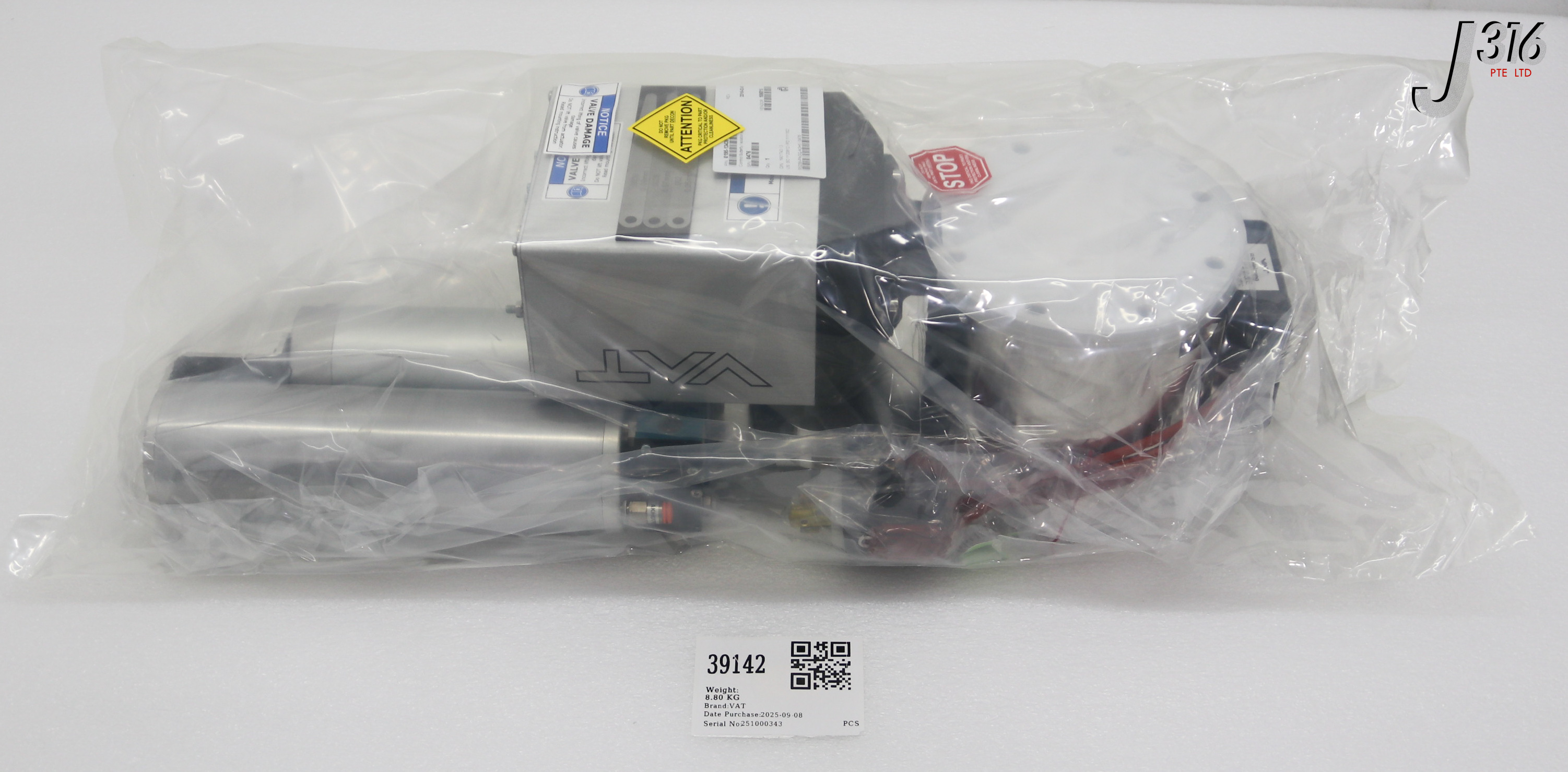 39142 VAT CONTROL BUTTERFLY/ ISOLATION SYSTEM 0195-13439 (NEW) 95238-PAGQ-ADH5