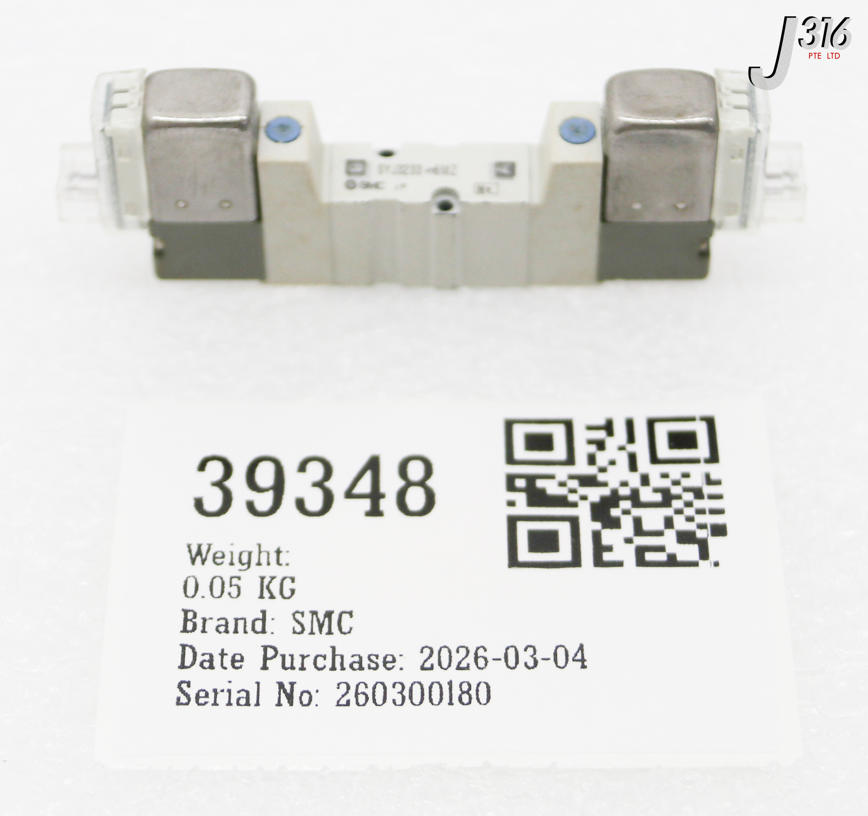 39348 SMC SOLENOID VALVE SYJ3233-6MZ