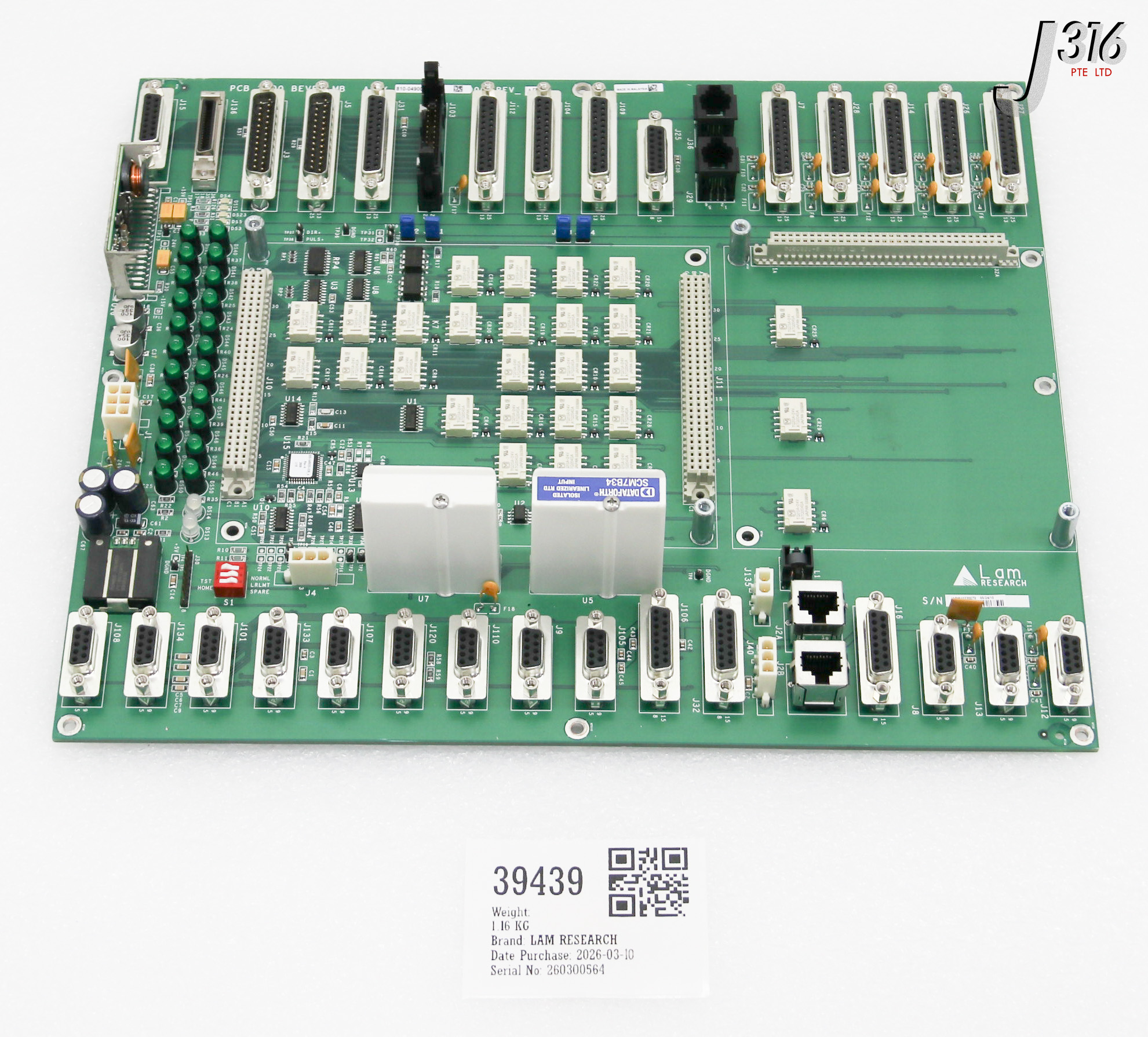 39439 LAM RESEARCH PCB, 2300 BEVEL MB 810-049000-006