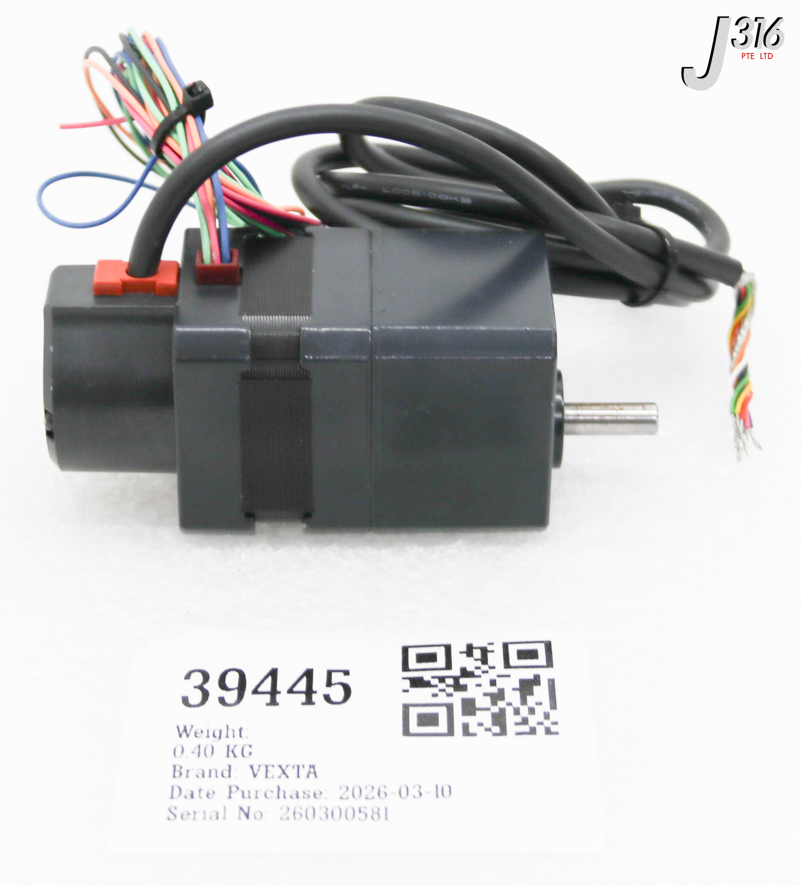 39445 VEXTA ORIENTAL MOTOR VEXTA 5-PHASE STEPPING MOTOR, 0.036' PK543AW-A42