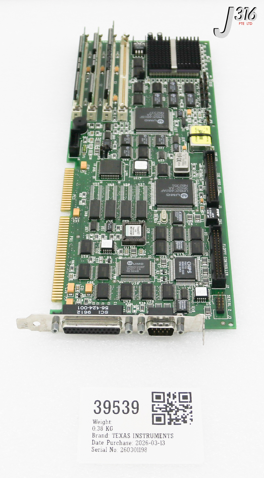 39539 TEXAS INSTRUMENTS PCB CONTROL BOARD 859-F19119